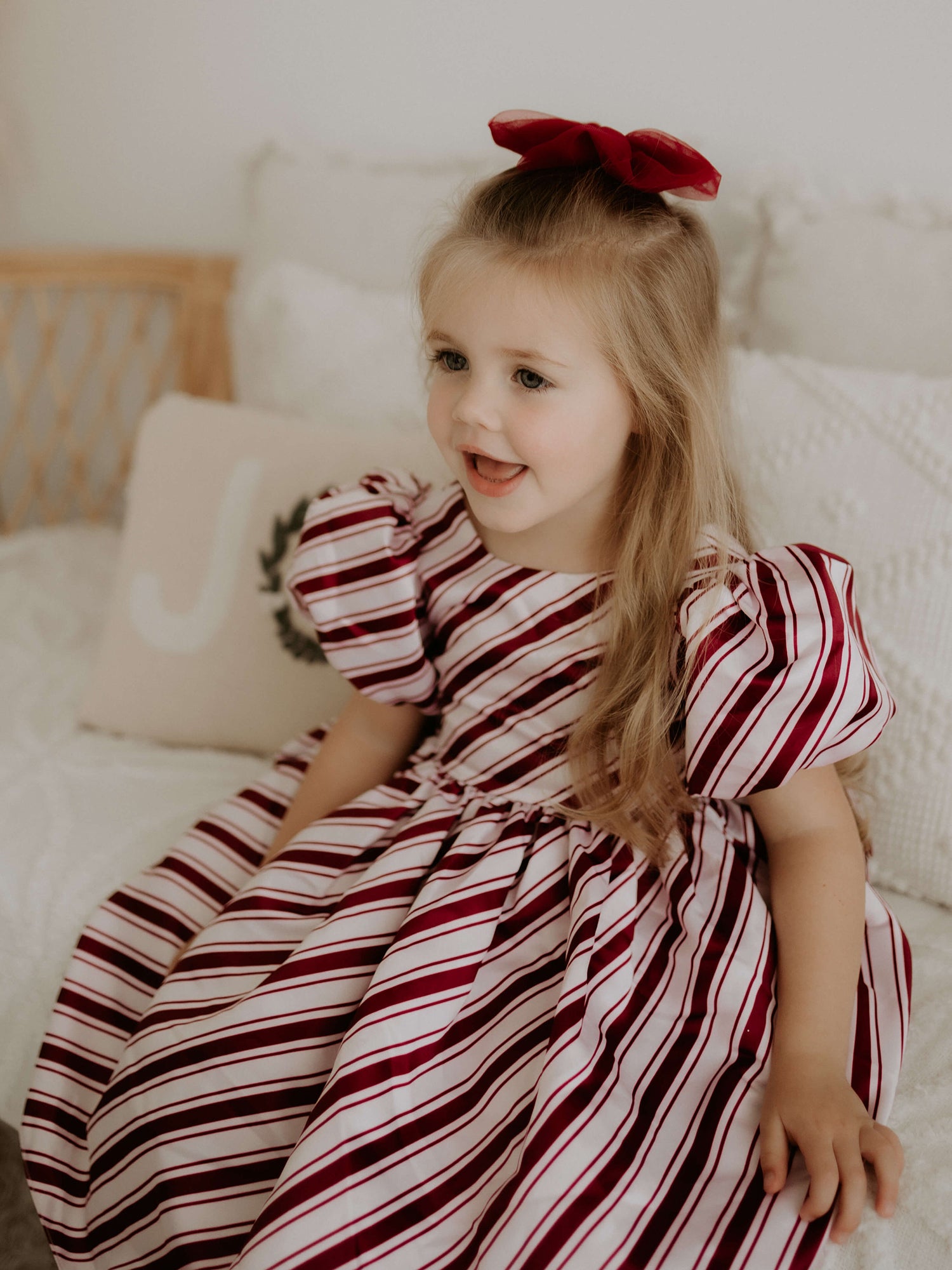 Cleo dress - candy cane