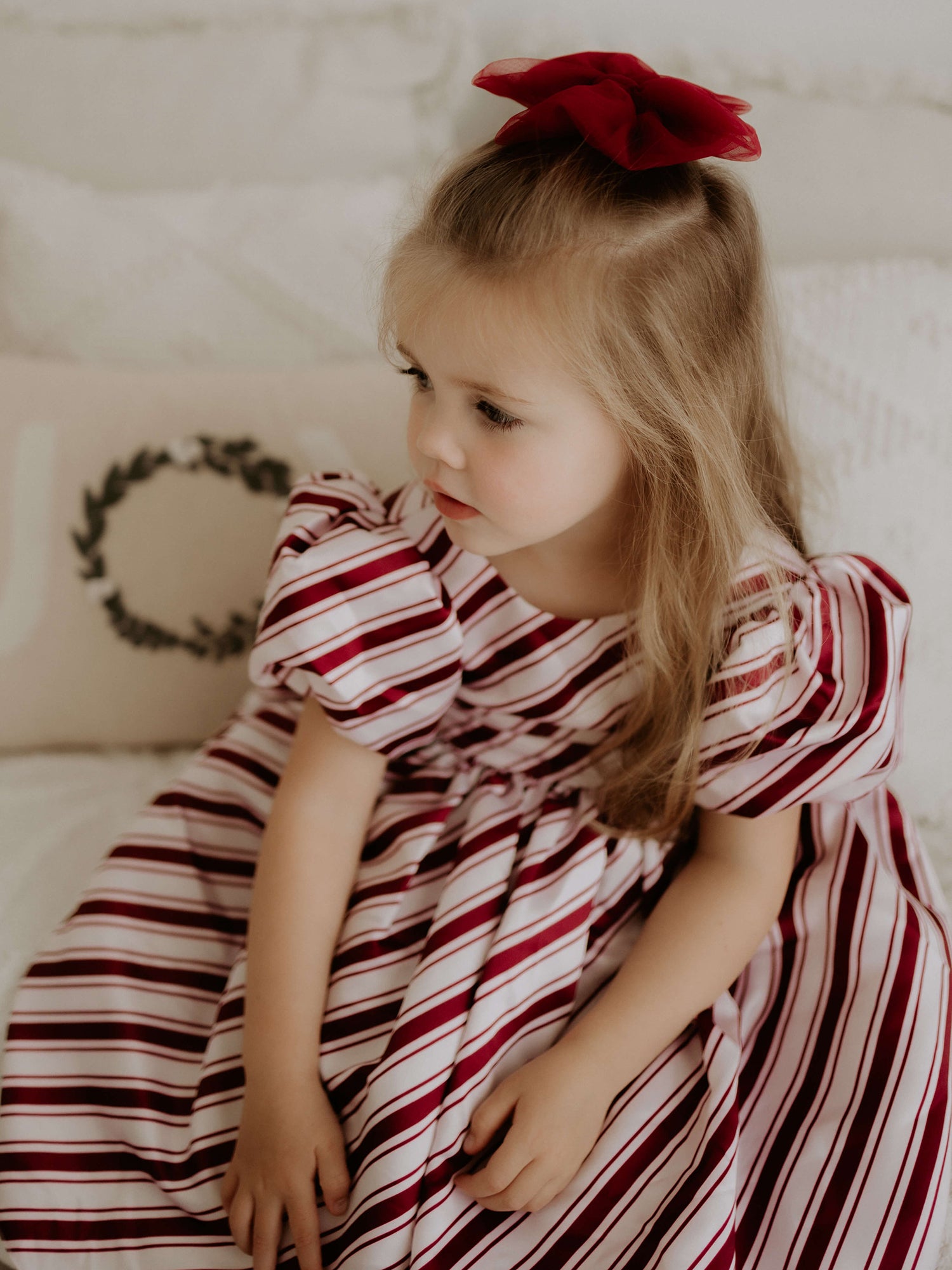 Cleo dress - candy cane