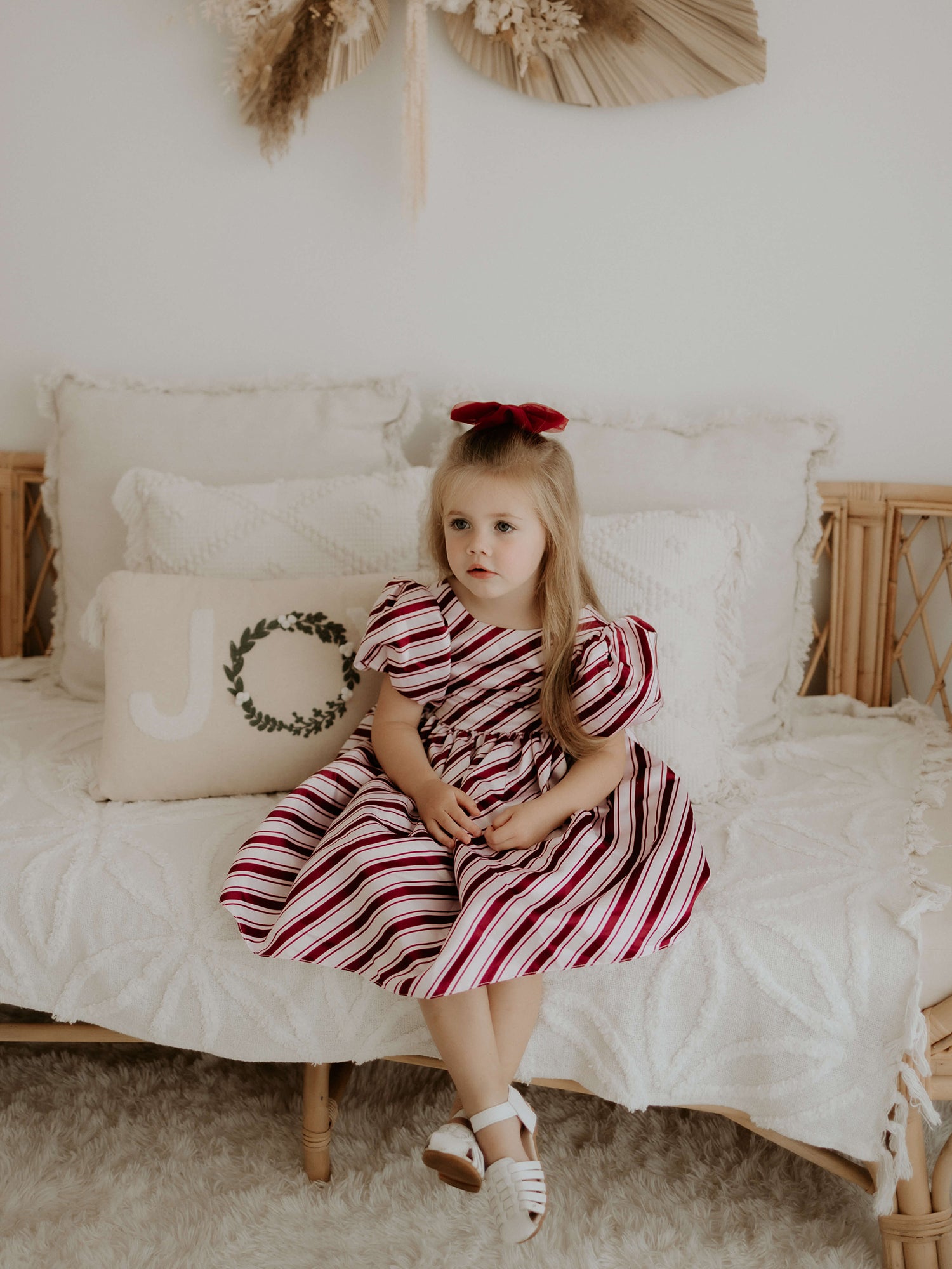 Cleo dress - candy cane
