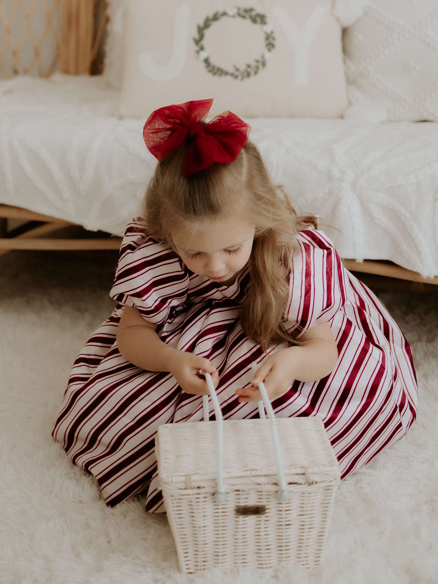 Cleo dress - candy cane