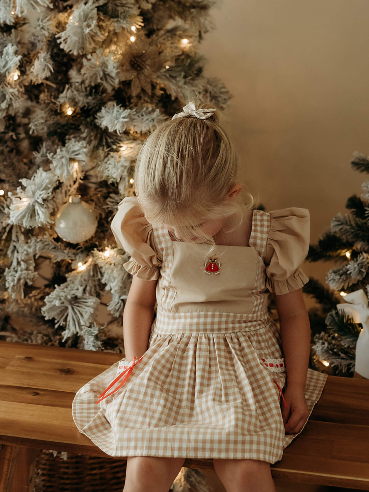 Ellie romper - gingerbread