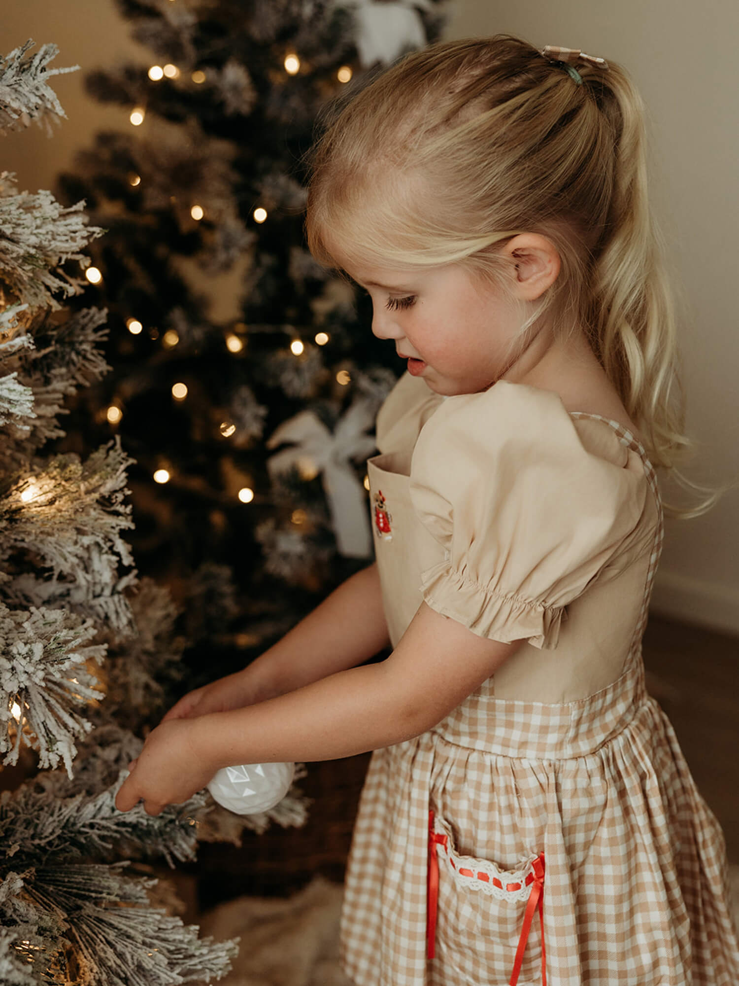 Ellie romper - gingerbread