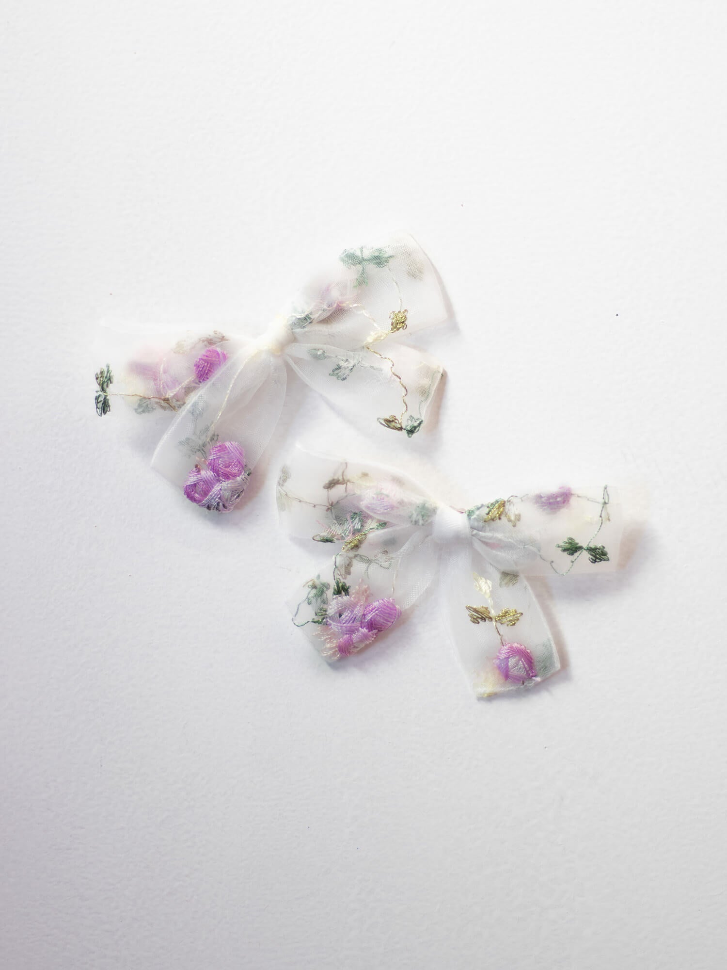 Fleur bows - lilac