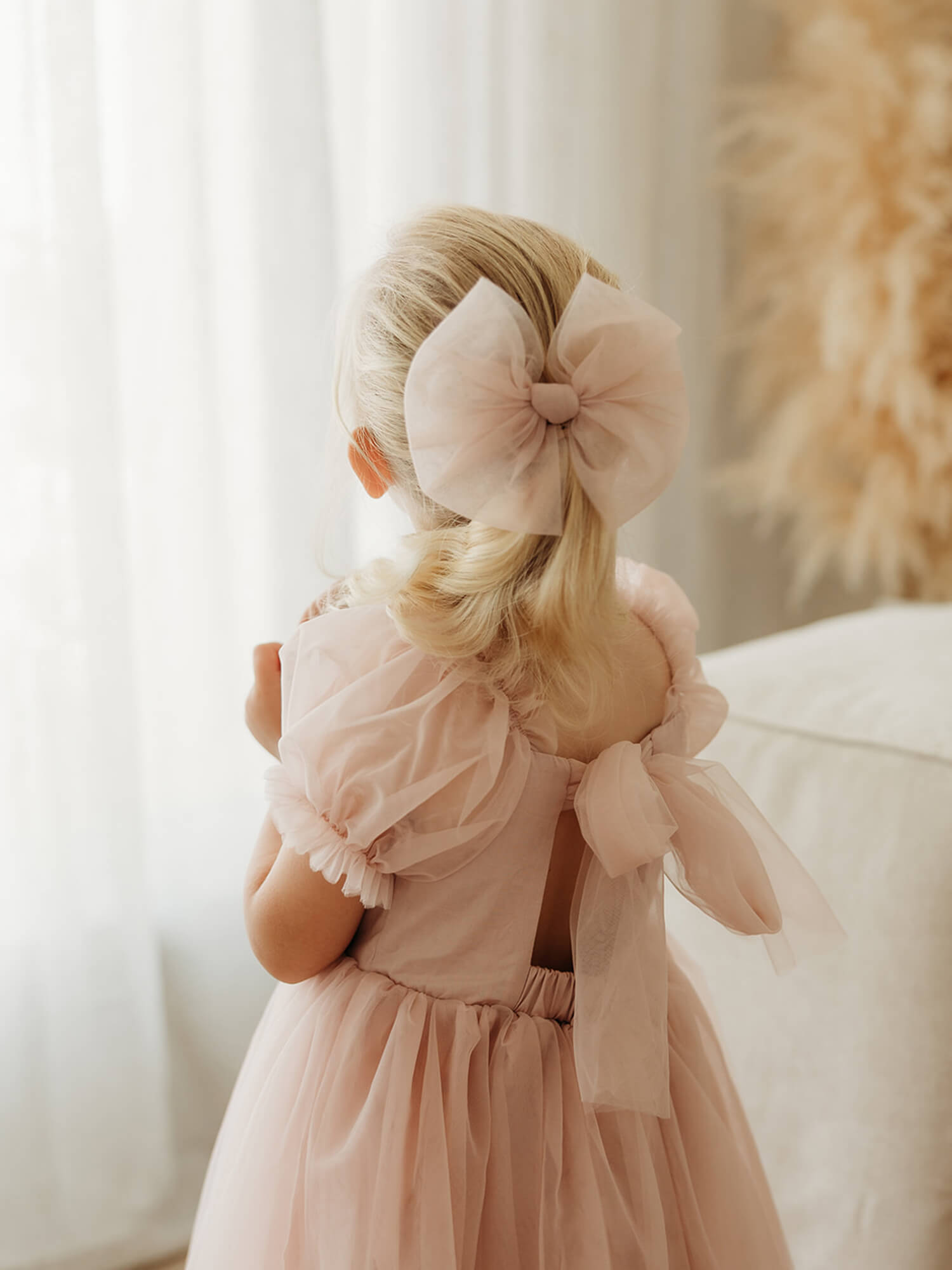 Gabrielle dress - full length - dusty pink