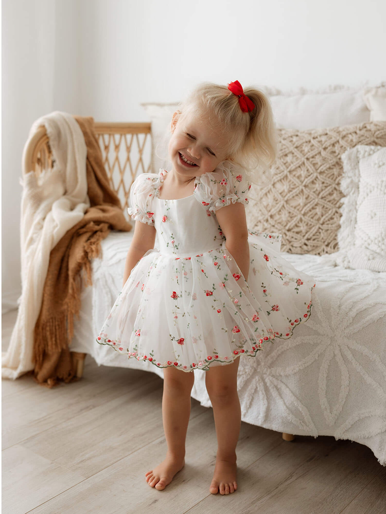 Fleur romper - rose