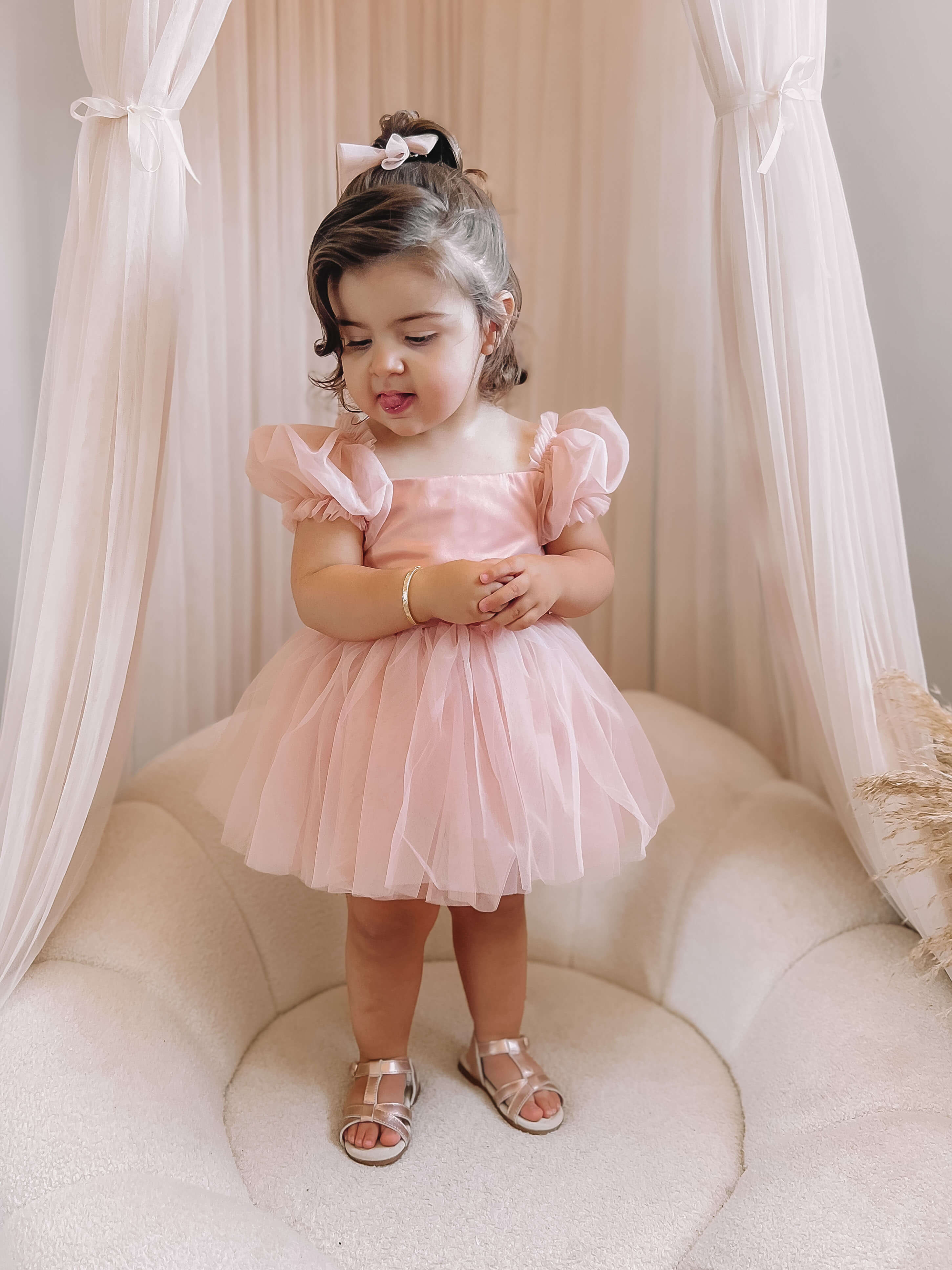 Layla romper - champagne