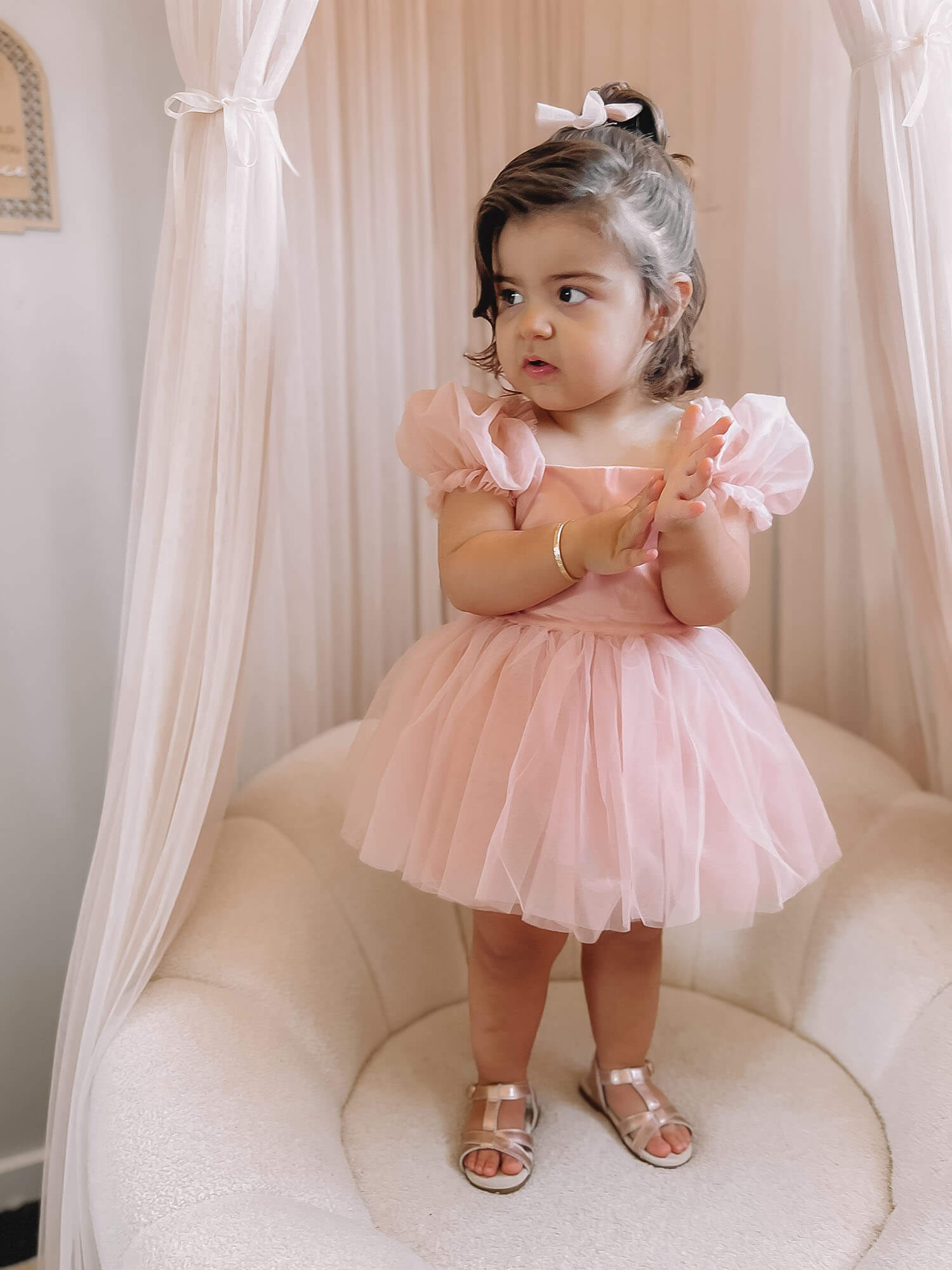 Layla romper - champagne