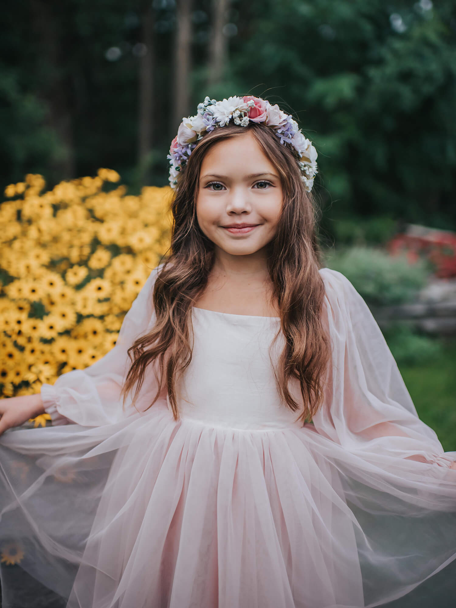 Wren dress - dusty pink