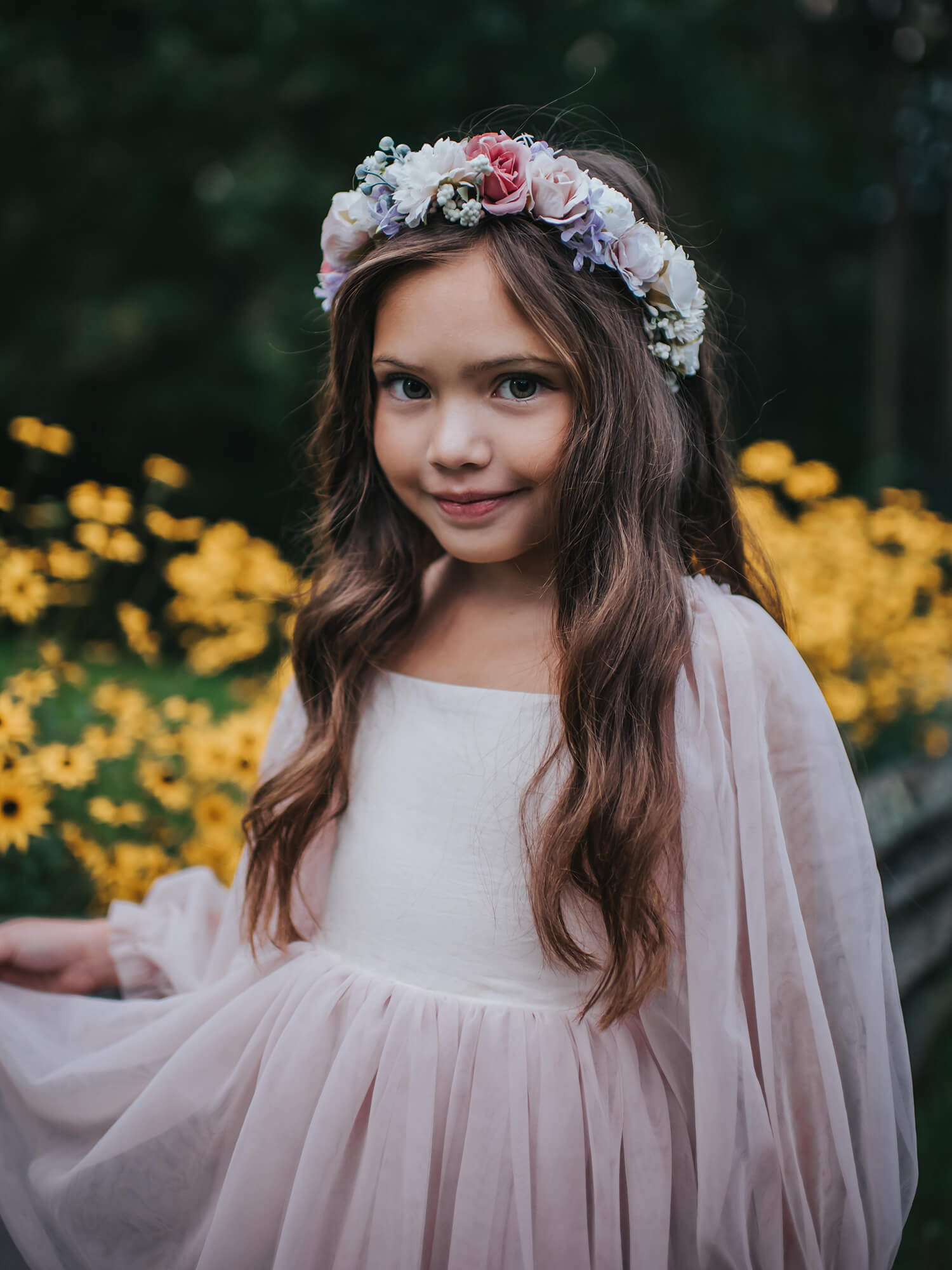 Wren dress - dusty pink