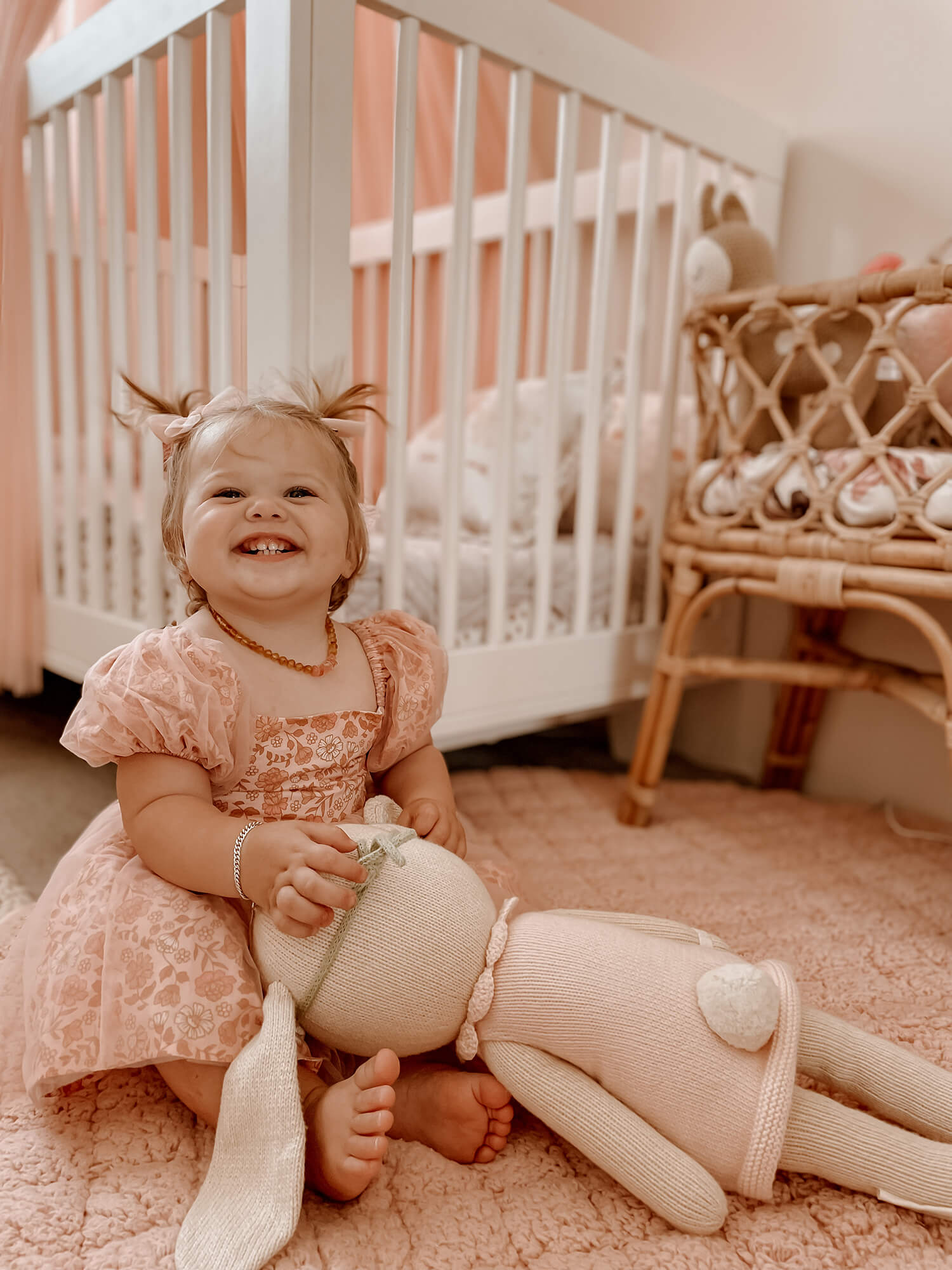 Birdie romper - Peony