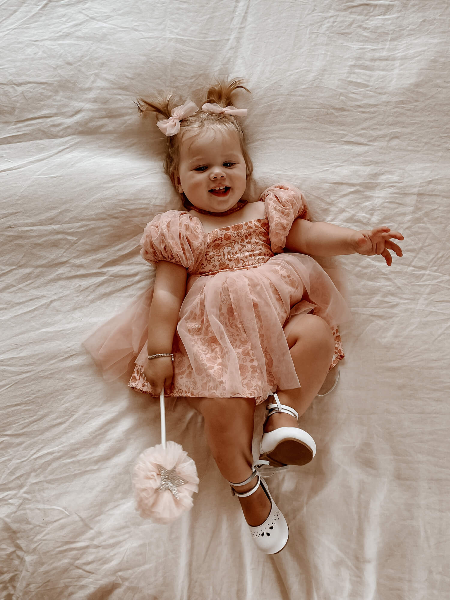Birdie romper - Peony