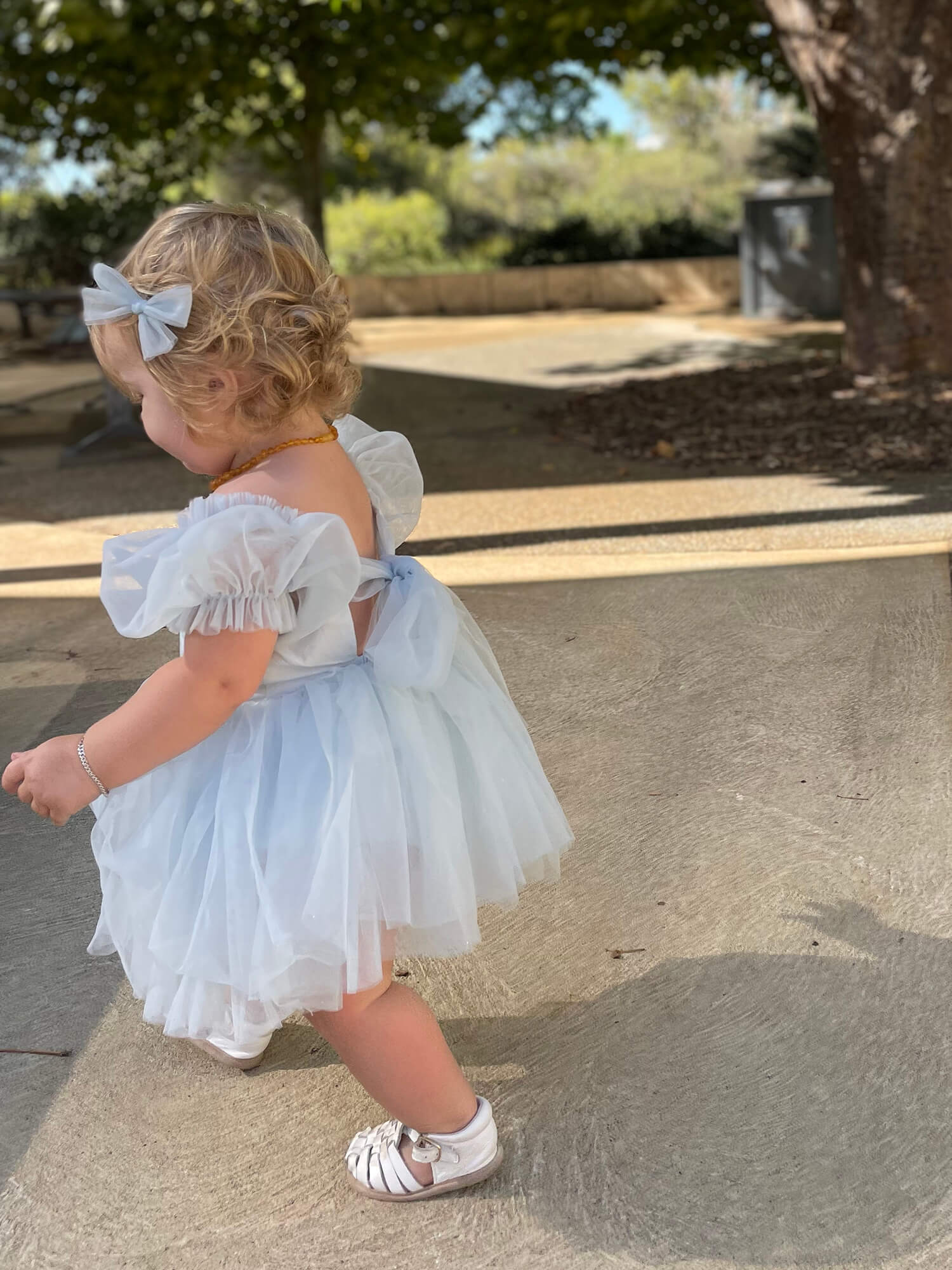 Gabrielle romper - dusty blue