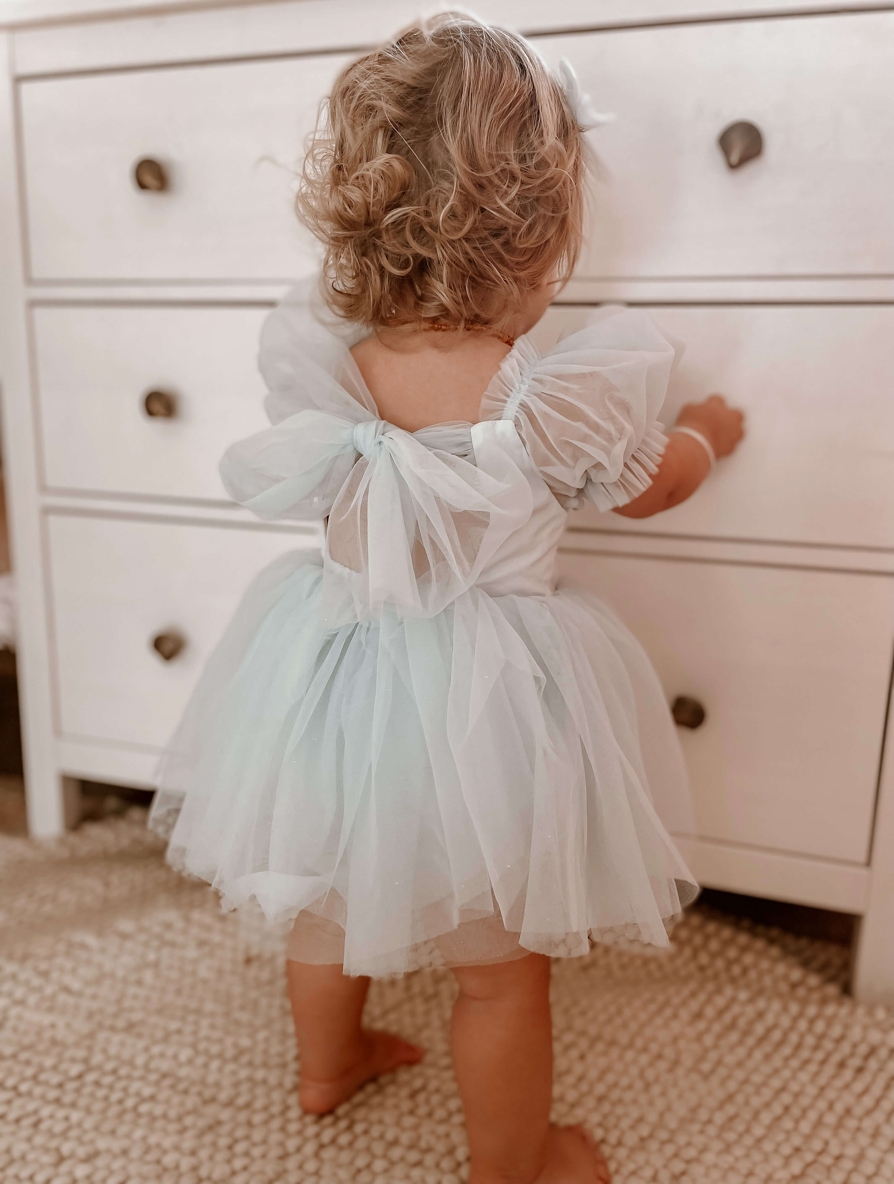Gabrielle romper - dusty blue
