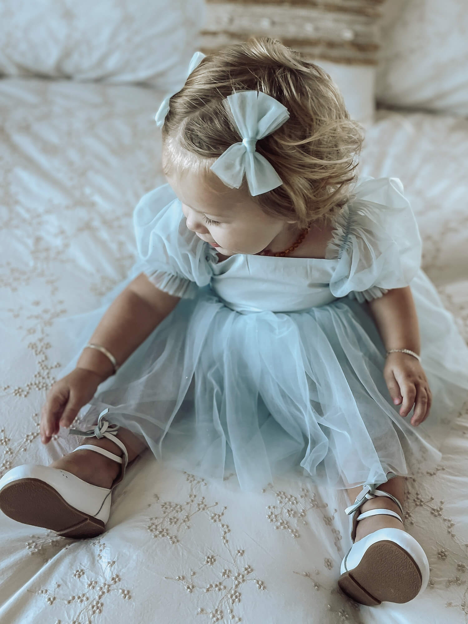 Gabrielle romper - dusty blue