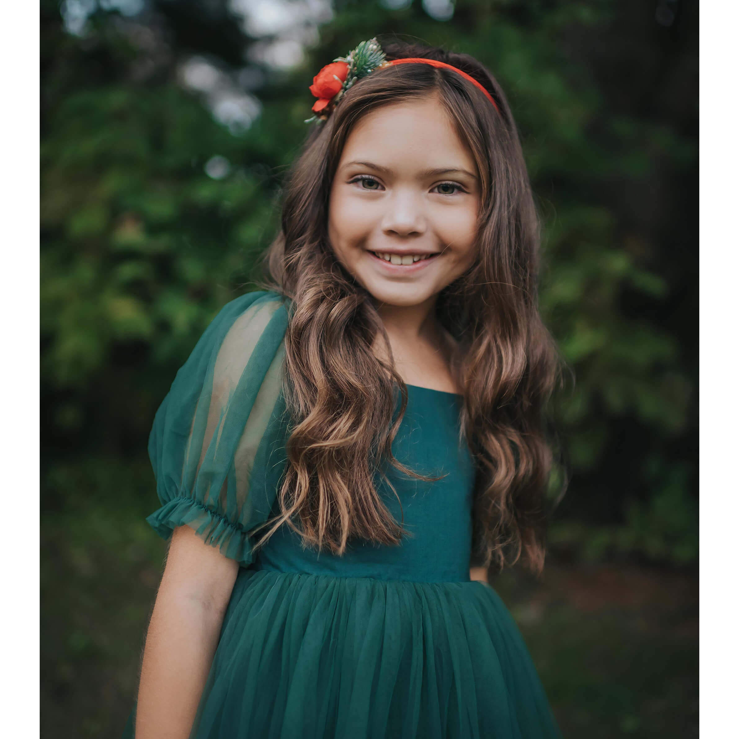 Gabrielle dress - emerald