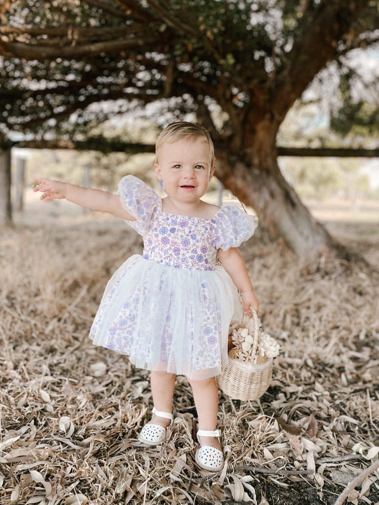 Birdie romper - Bluebell