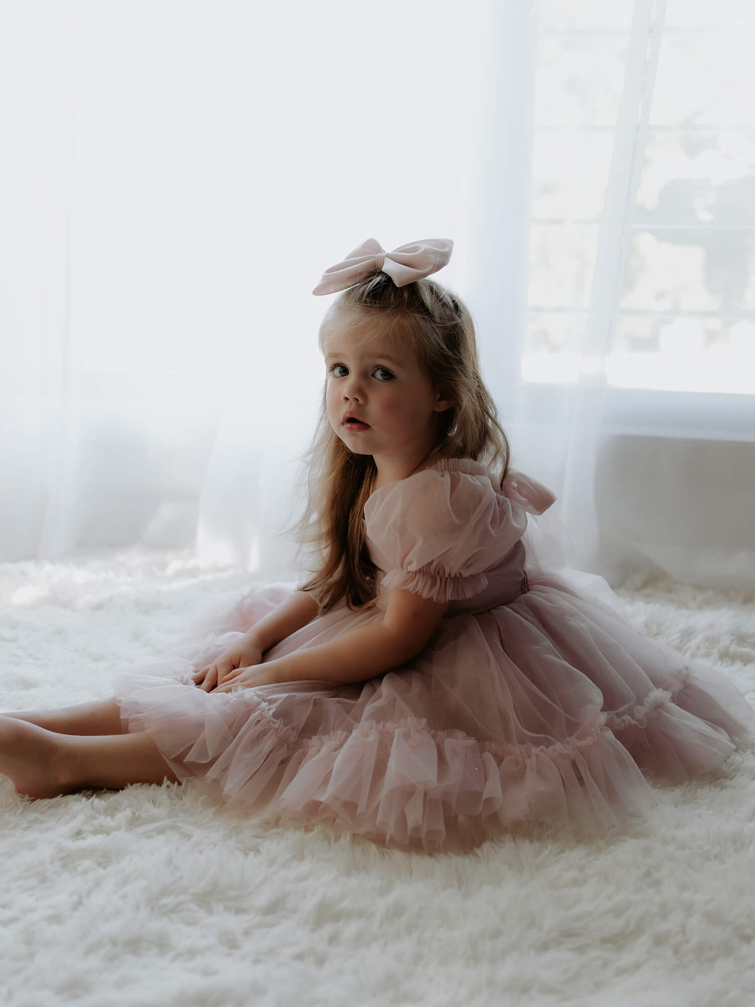 Gabrielle dress - dusty pink