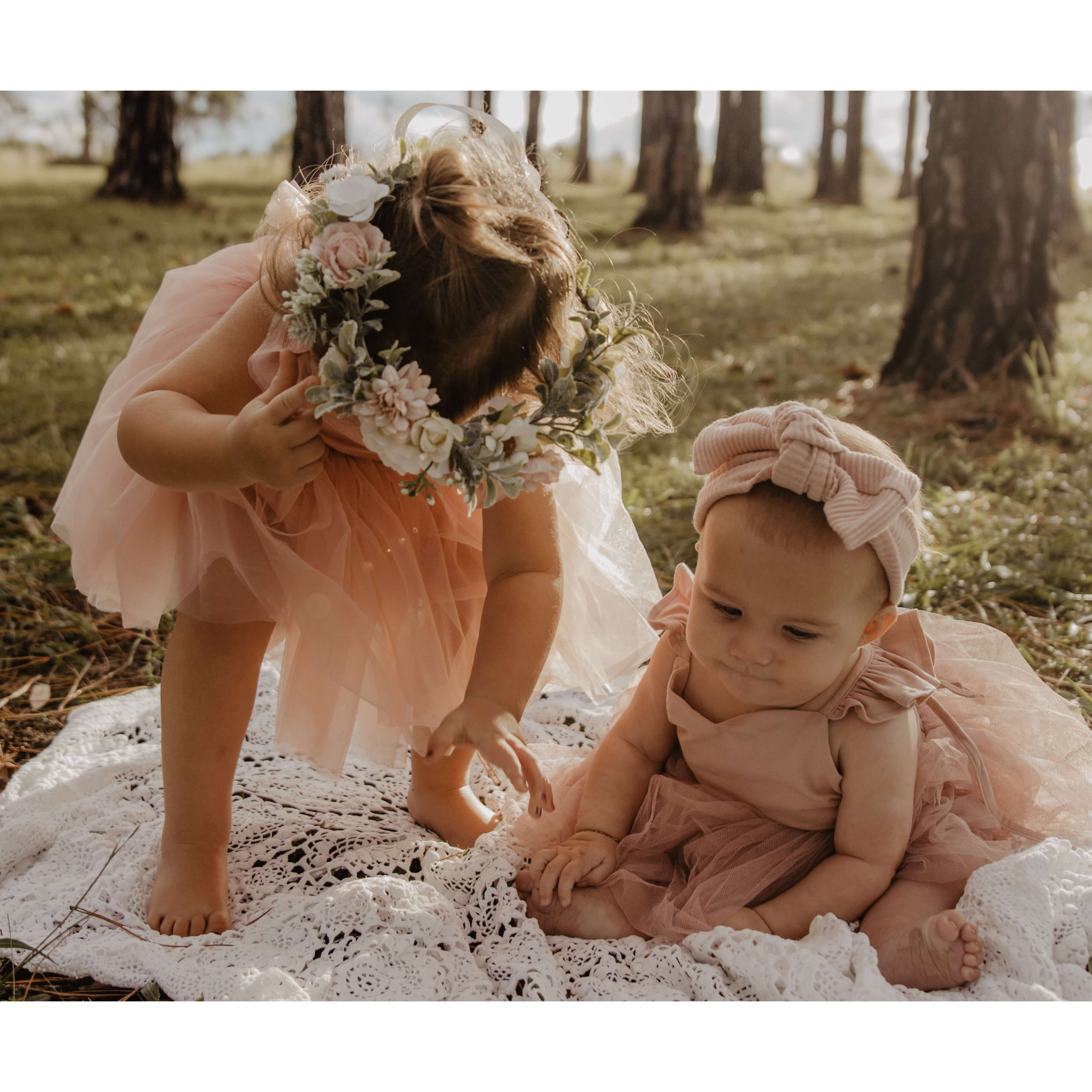 Gigi Romper - peachy blush