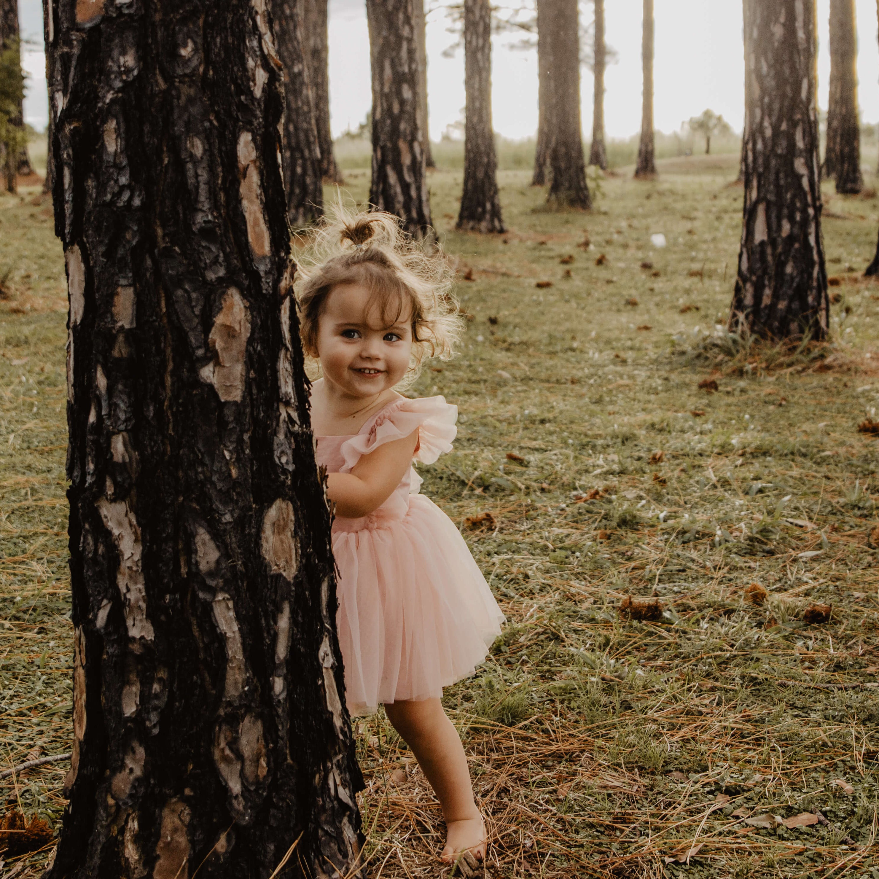 Gigi Romper - peachy blush