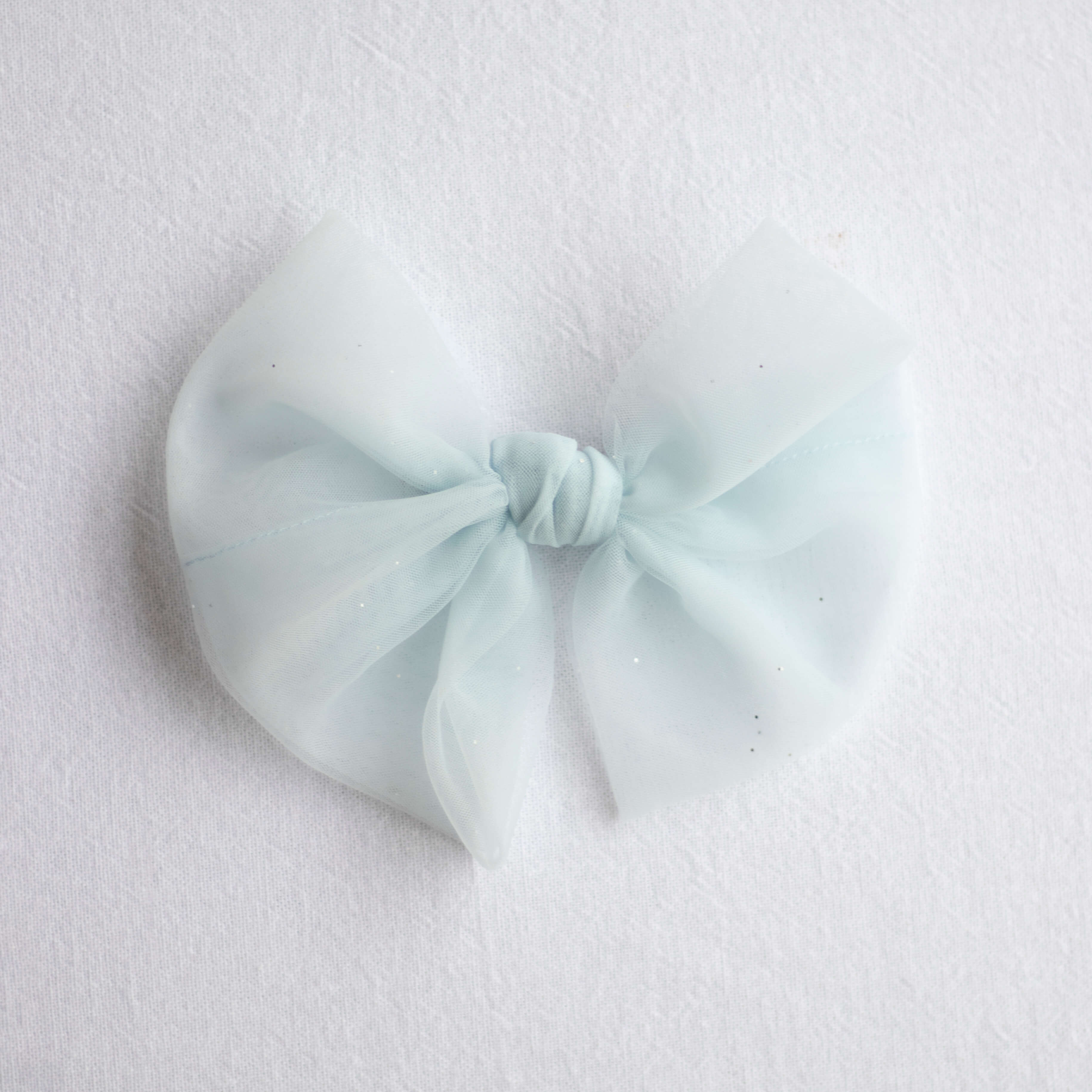 Tulle bows - Dusty blue