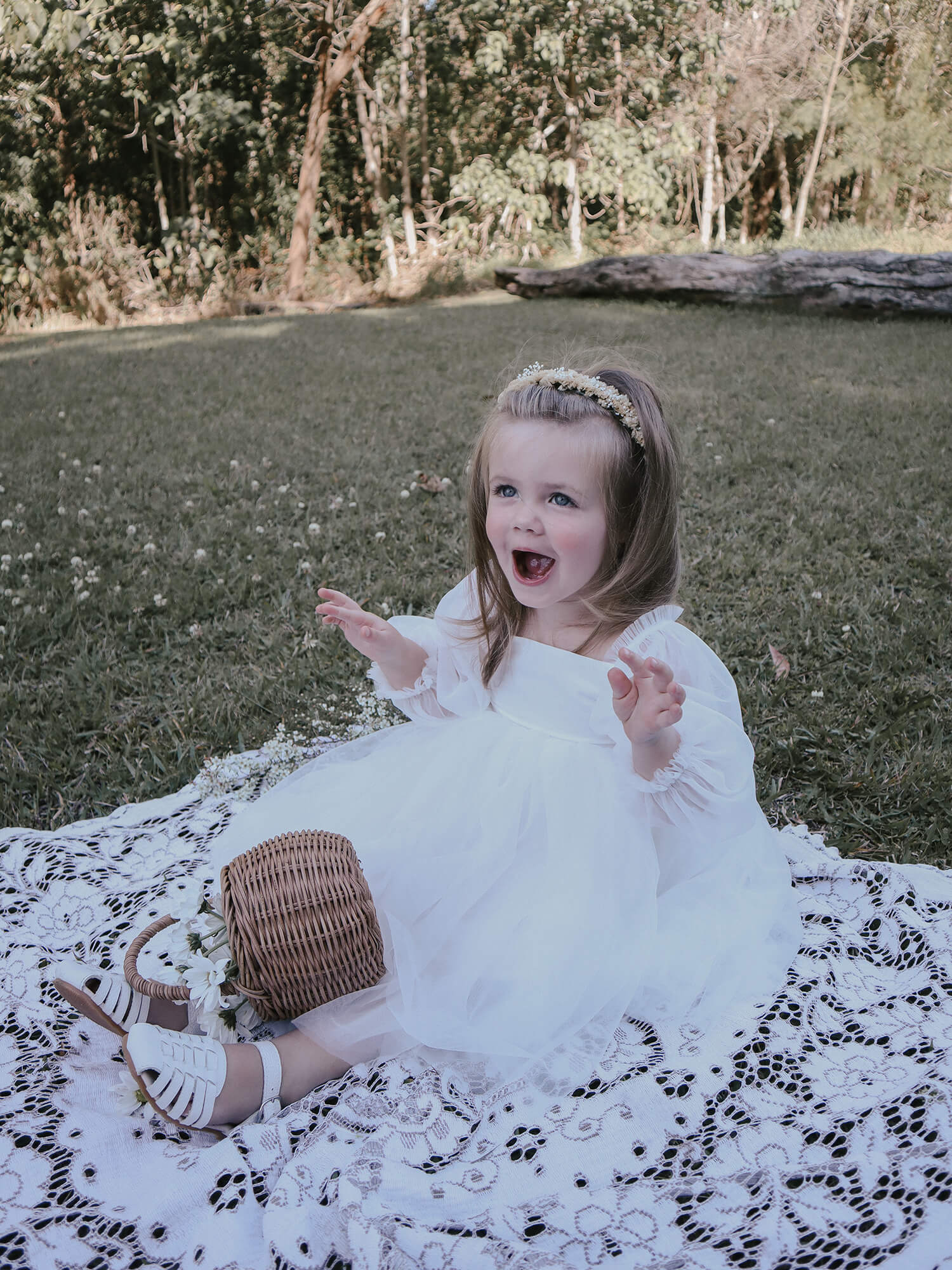 Wren dress - ivory