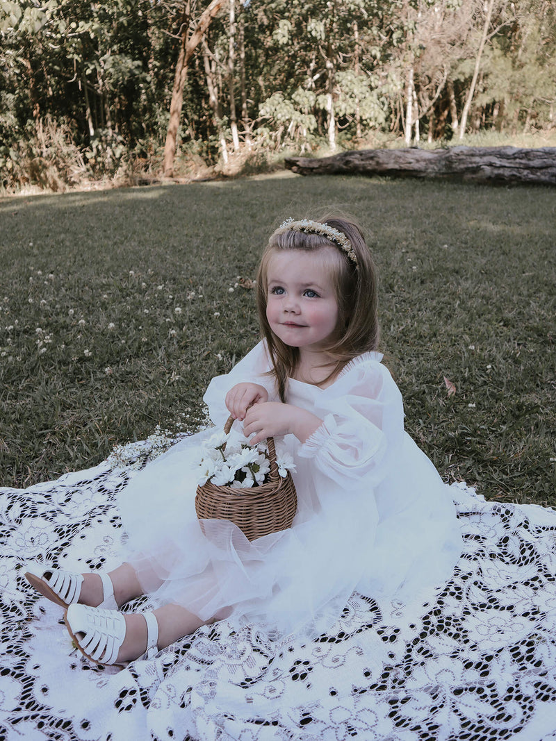 Baby girl ivory sales dress