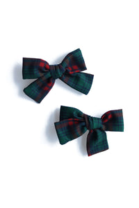 Christmas plaid accessories