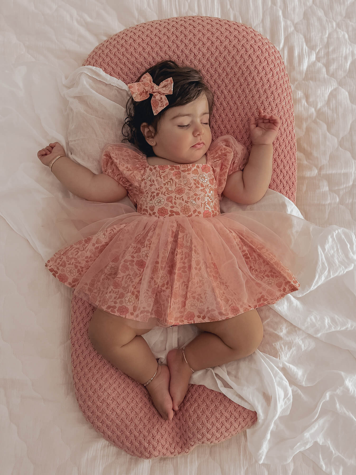 Birdie romper - Peony