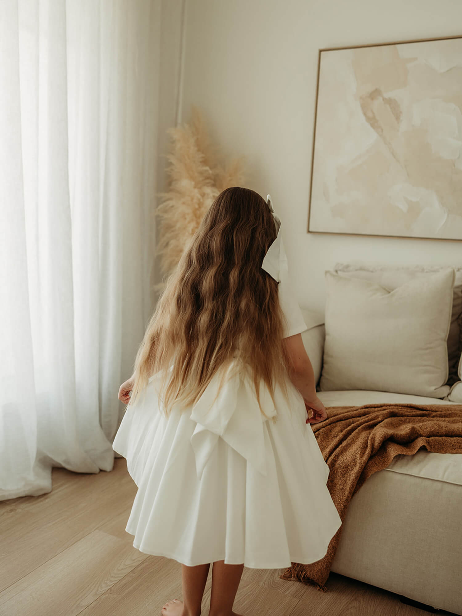Charlotte dress - ivory crepe