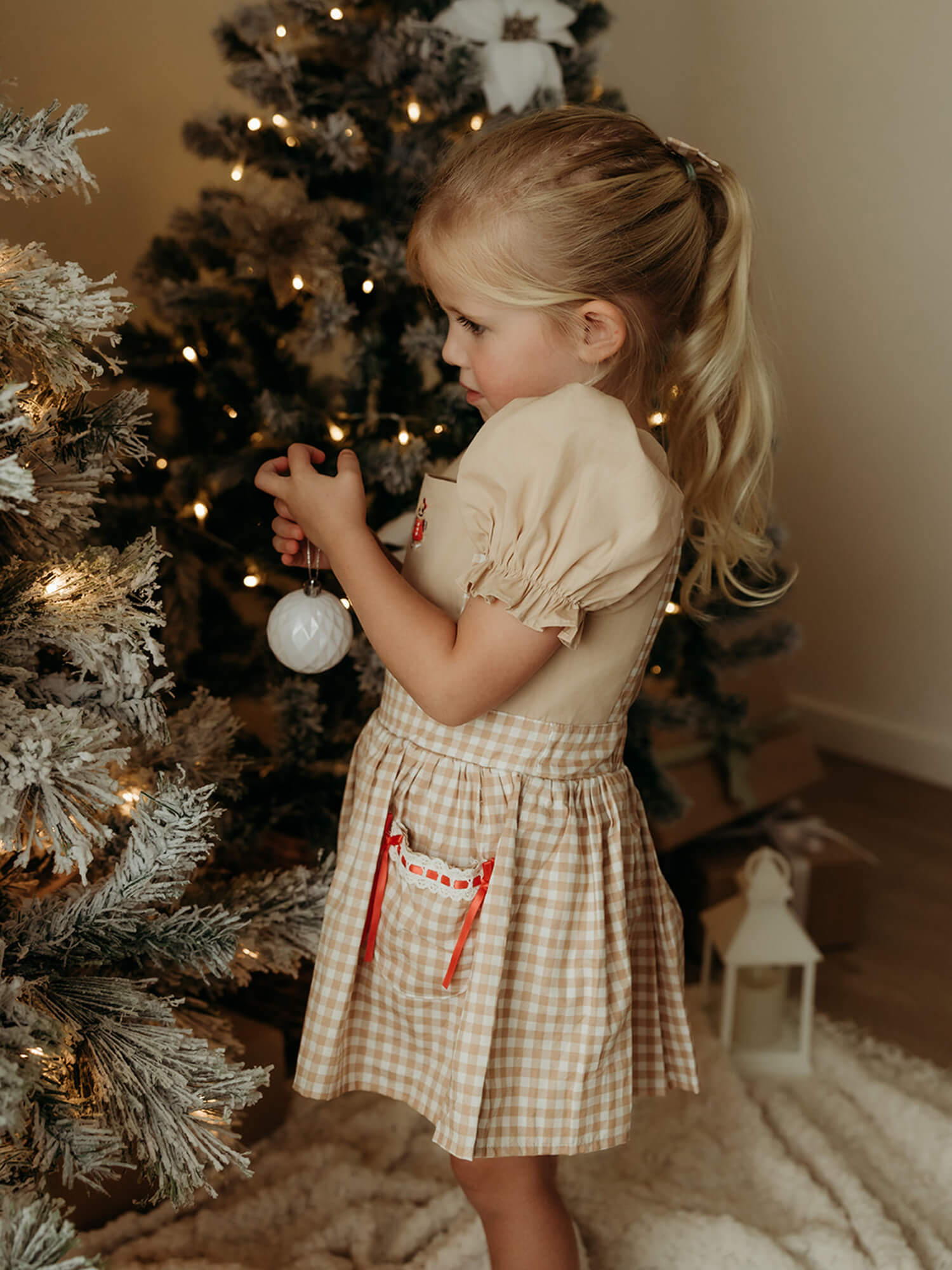 Ellie romper - gingerbread