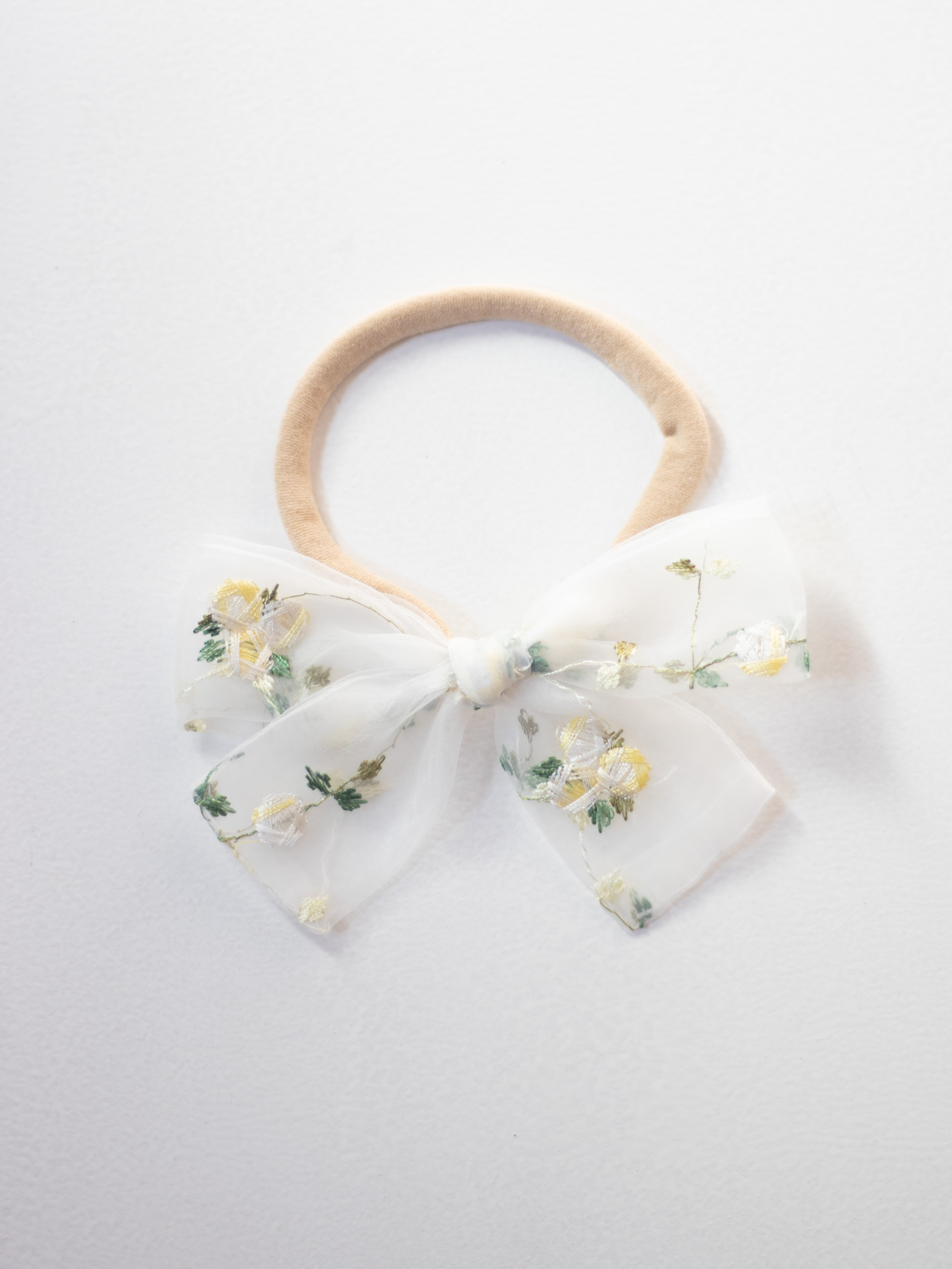 Fleur lemon blossom bow headband.
