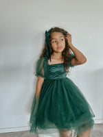 Layla dress - emerald