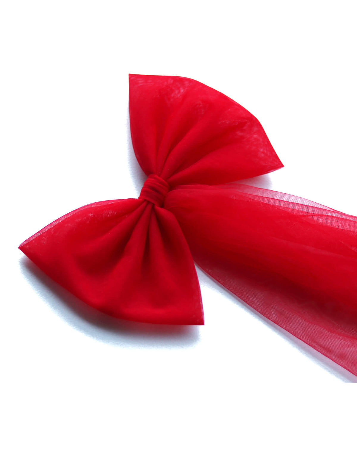 Tulle bows - Ruby Red