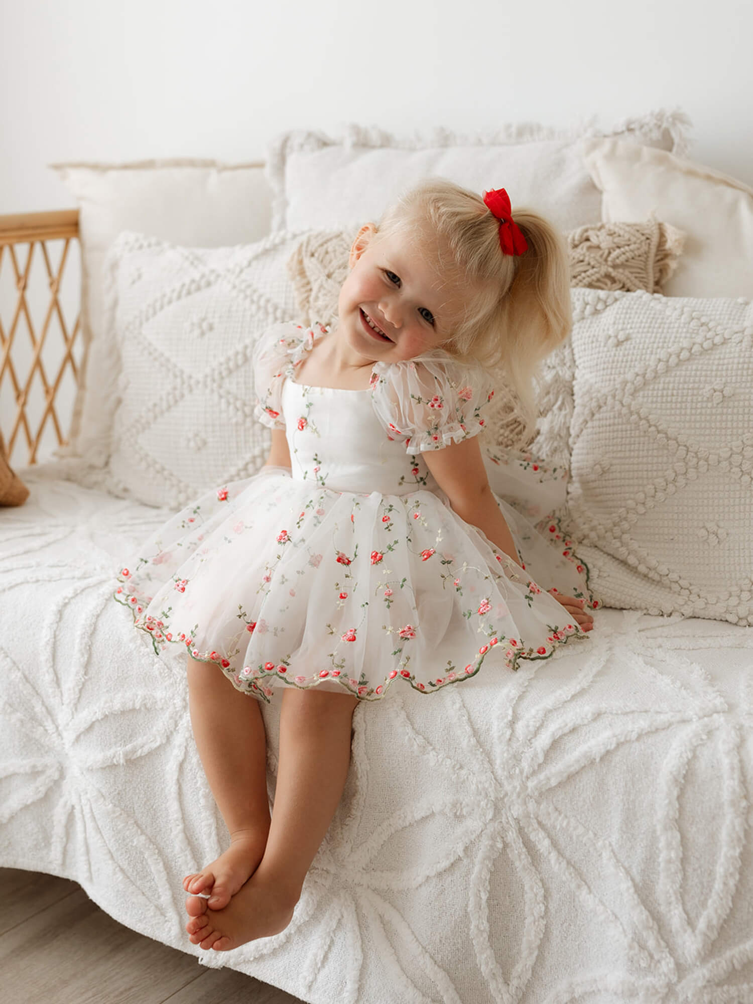 Fleur romper - rose