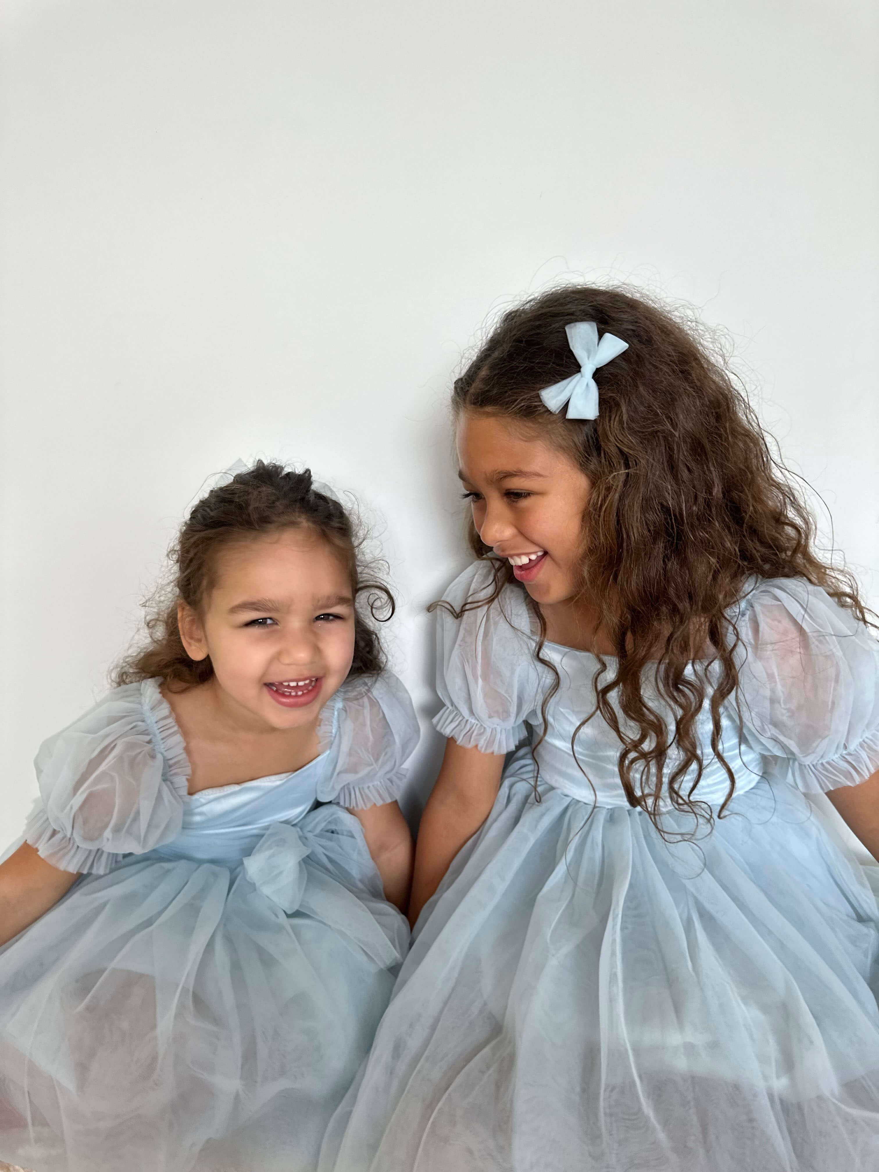 Layla dress - dusty blue