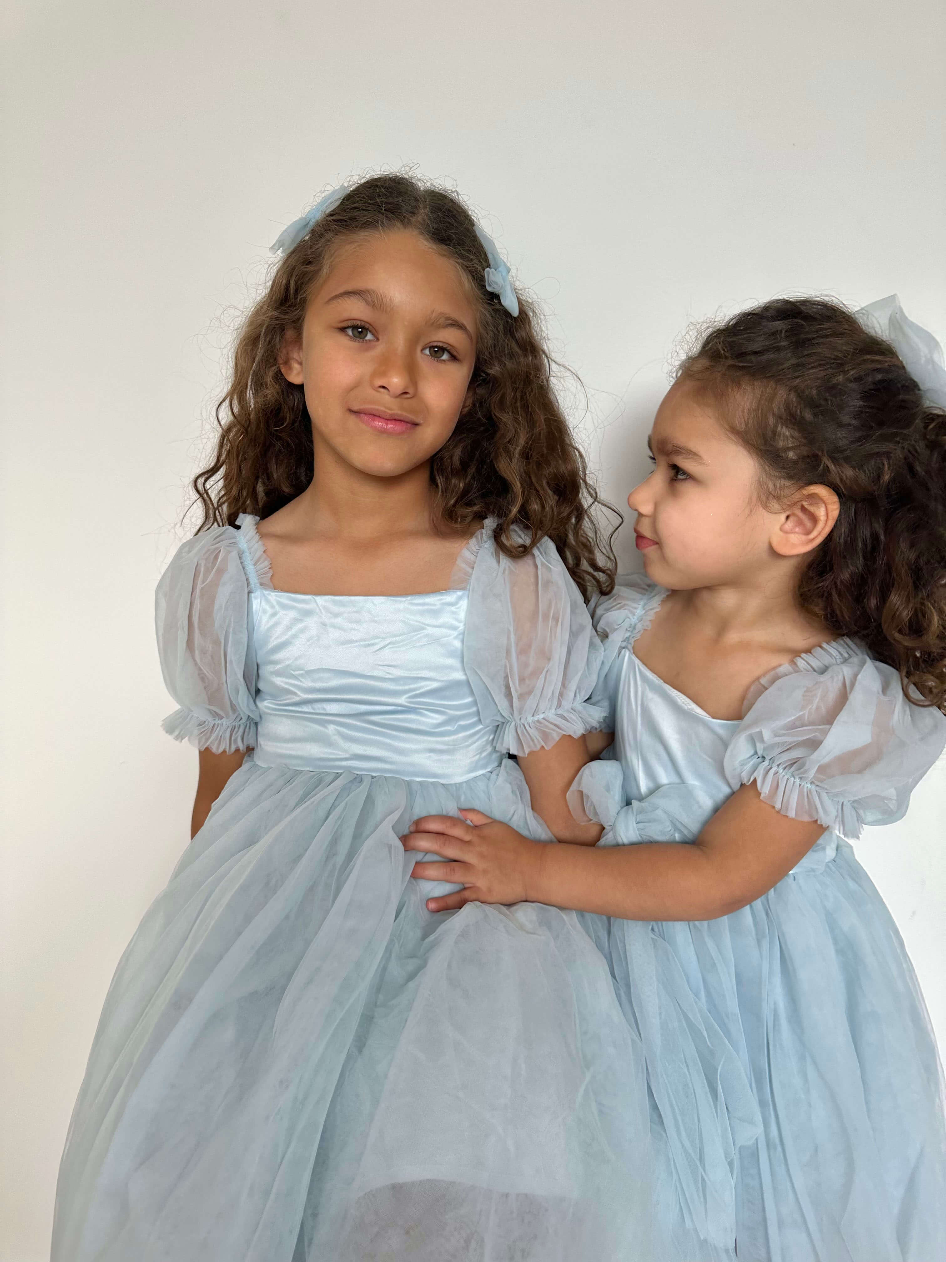 Layla dress - dusty blue