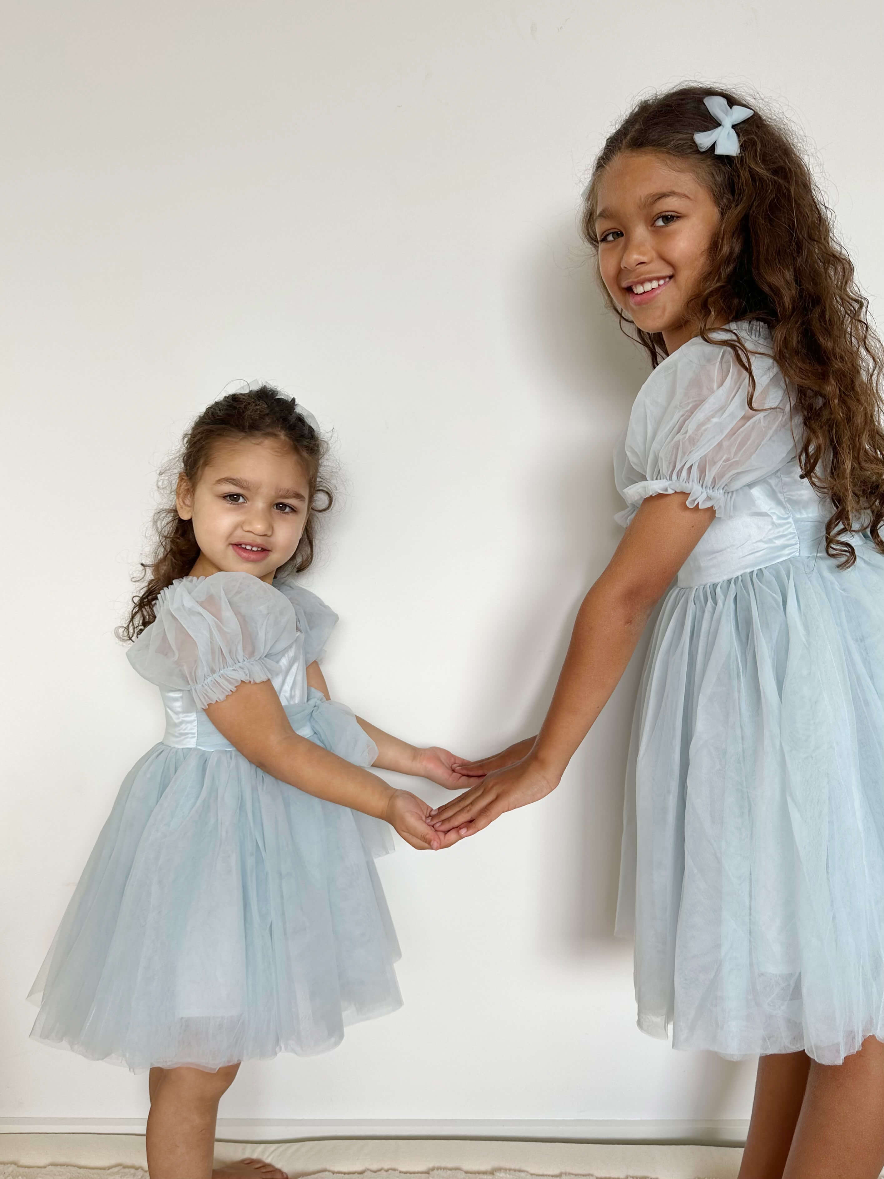 Layla dress - dusty blue