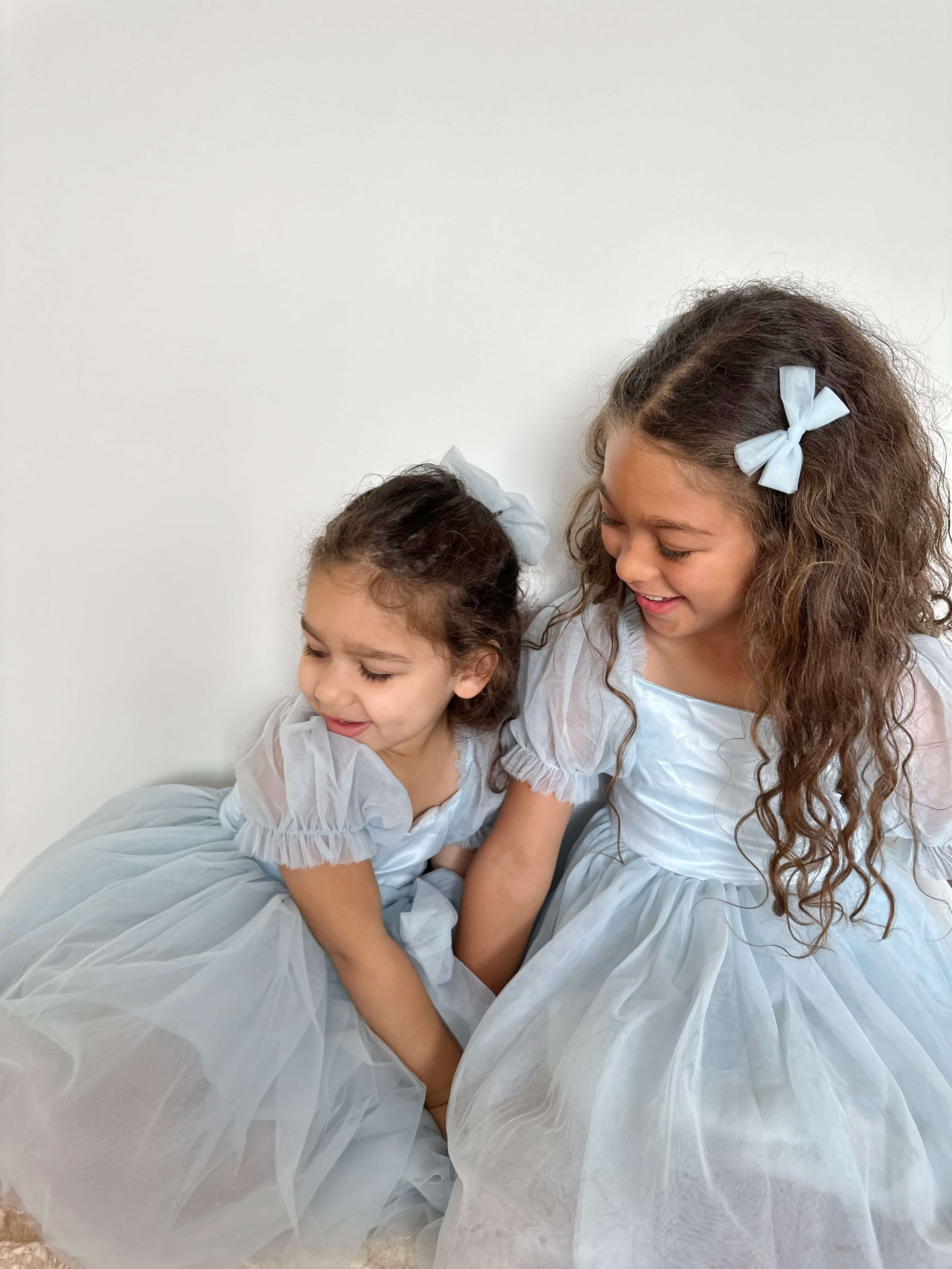 Layla dress - dusty blue