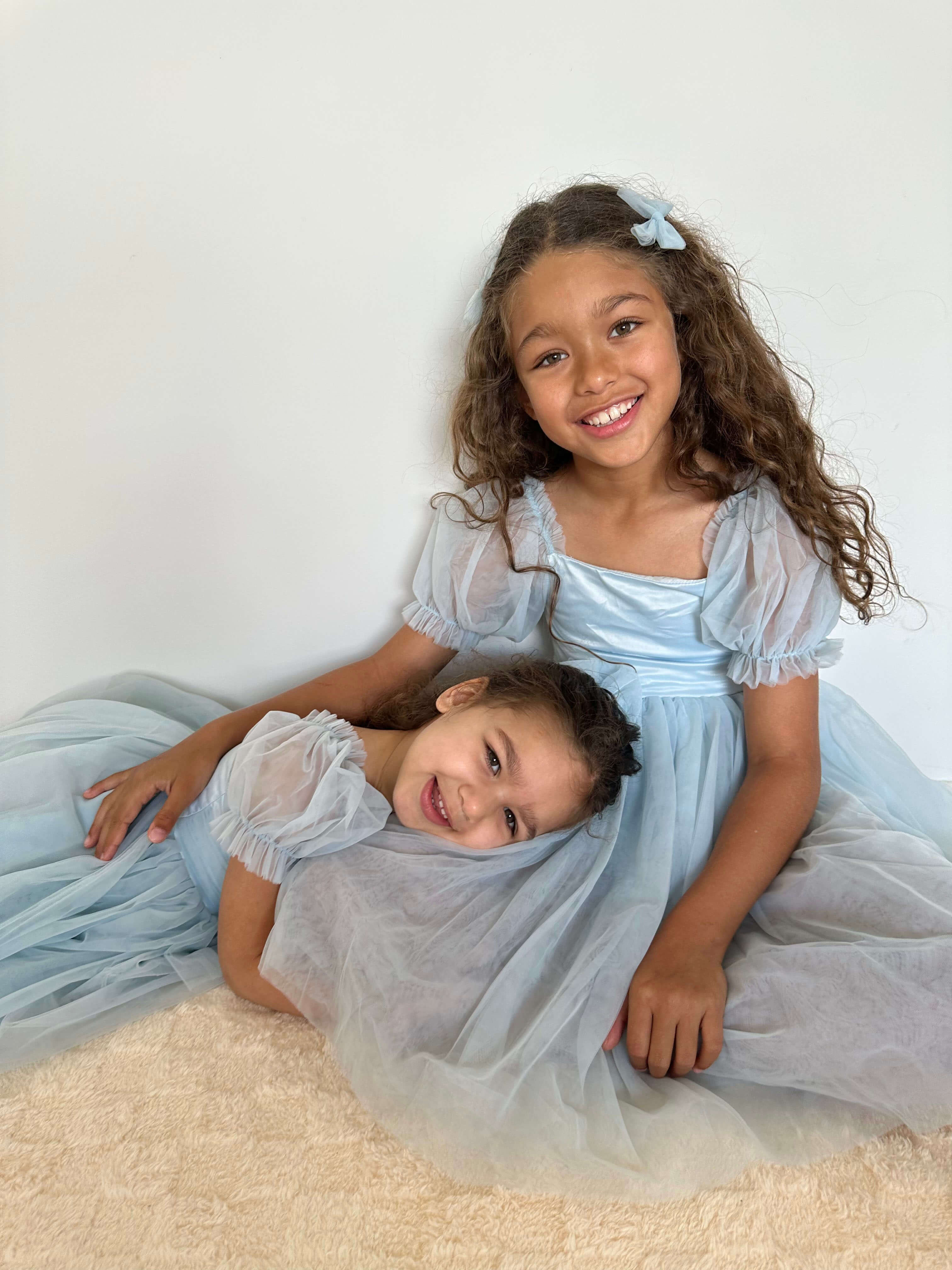 Layla dress - dusty blue