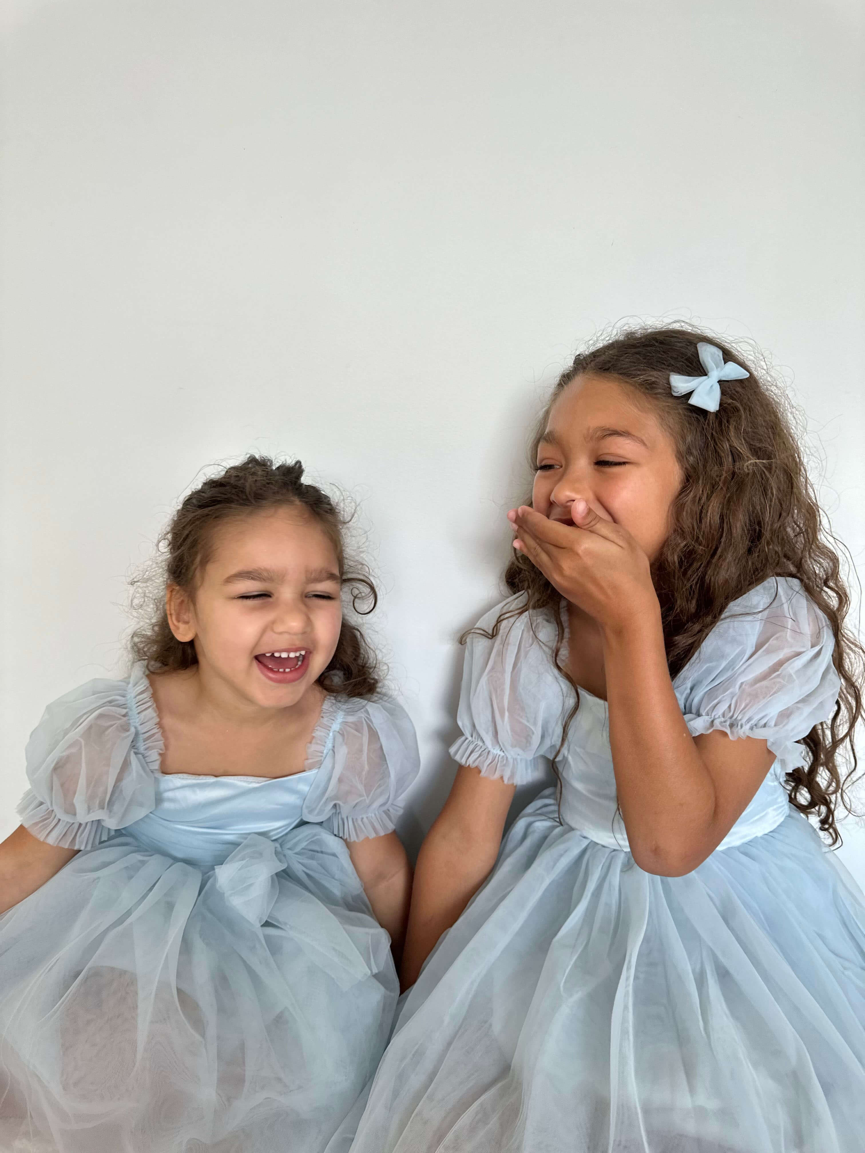 Layla dress - dusty blue