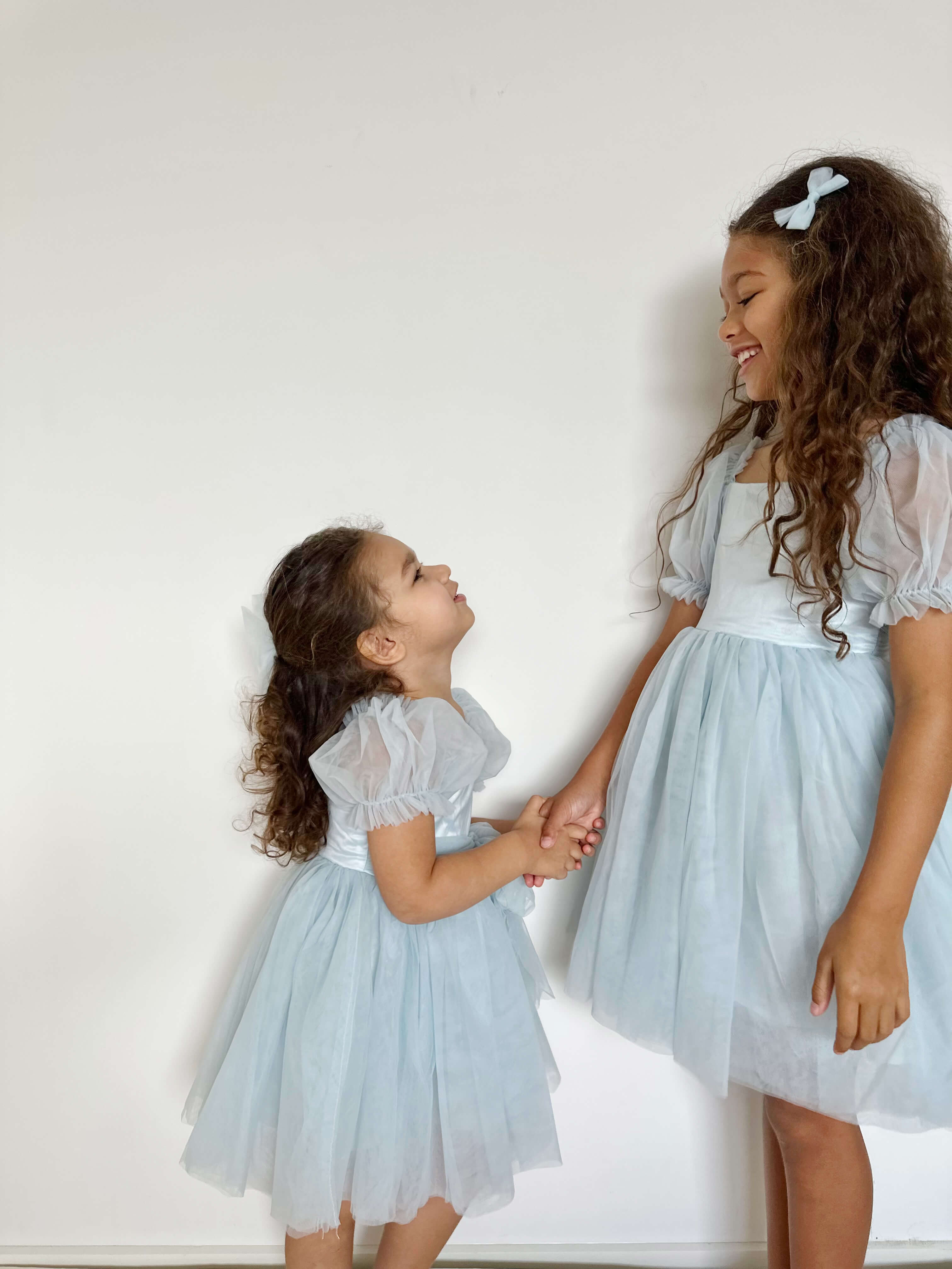 Layla dress - dusty blue