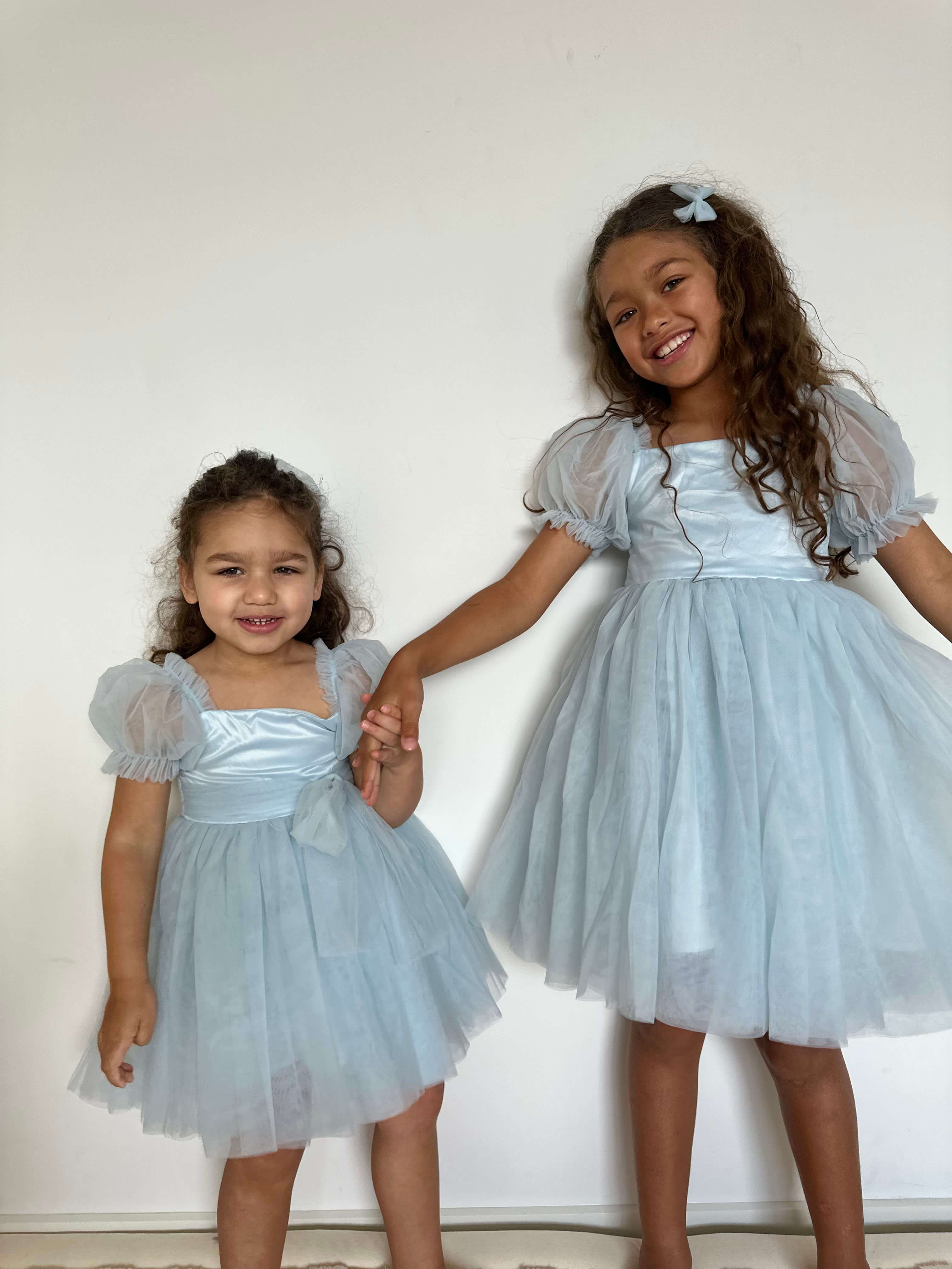 Layla dress - dusty blue