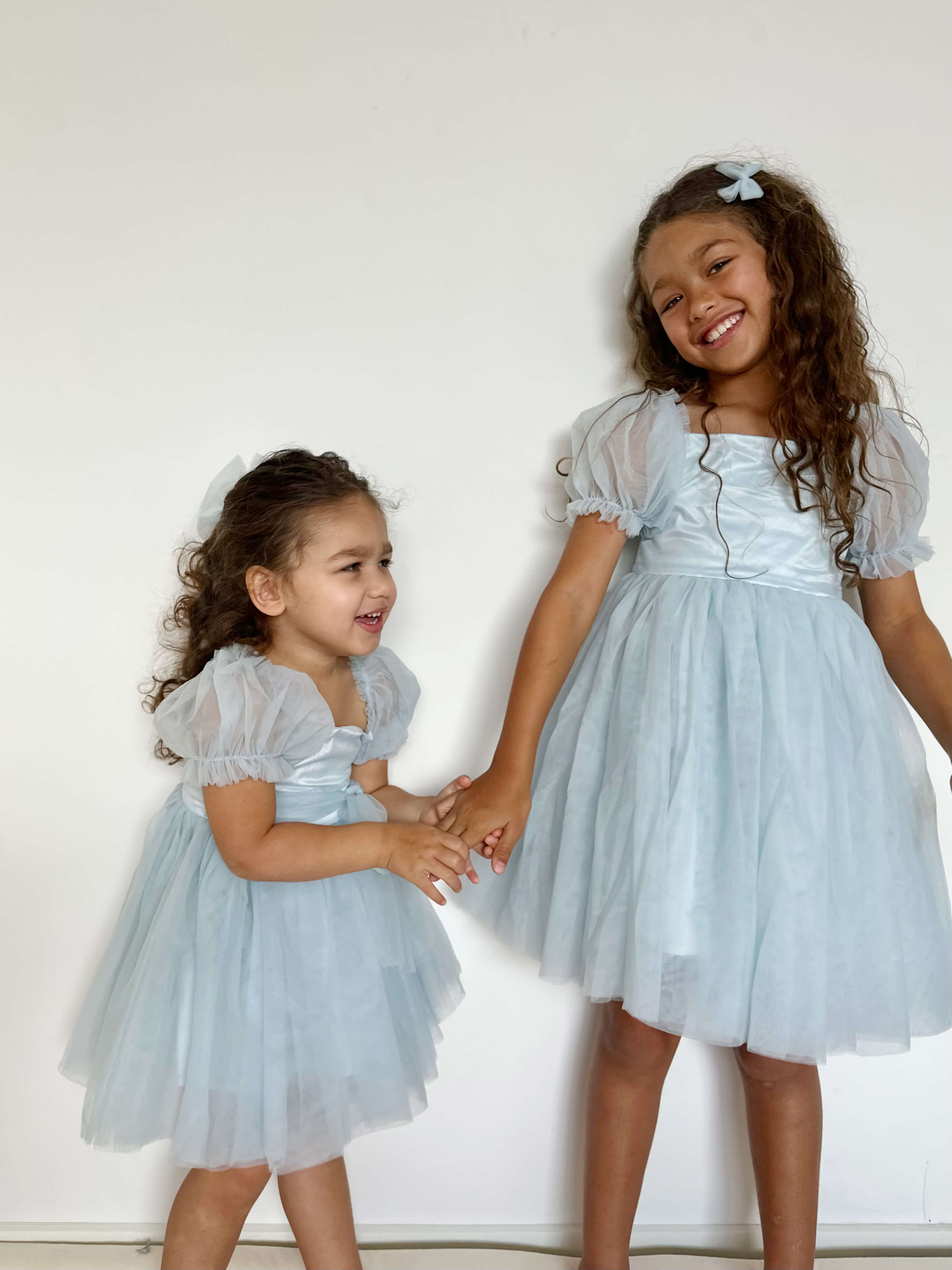 Layla dress - dusty blue