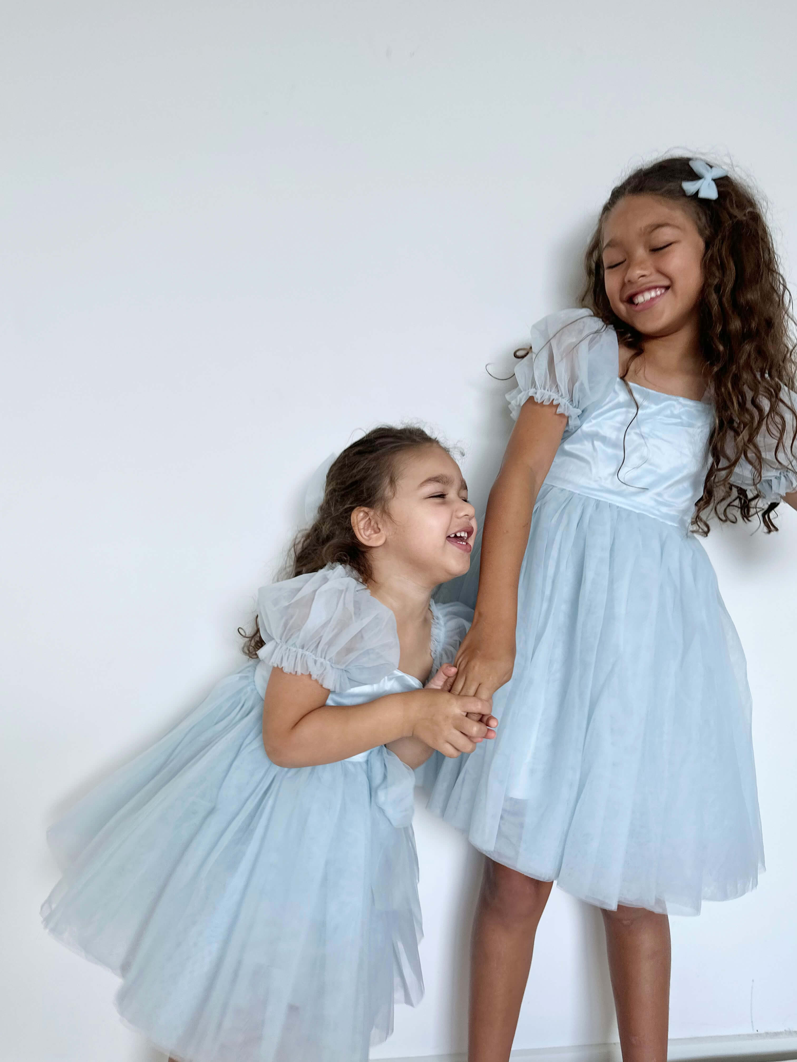 Layla dress - dusty blue