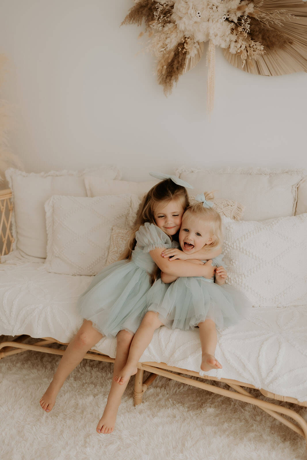 Layla dress - dusty blue