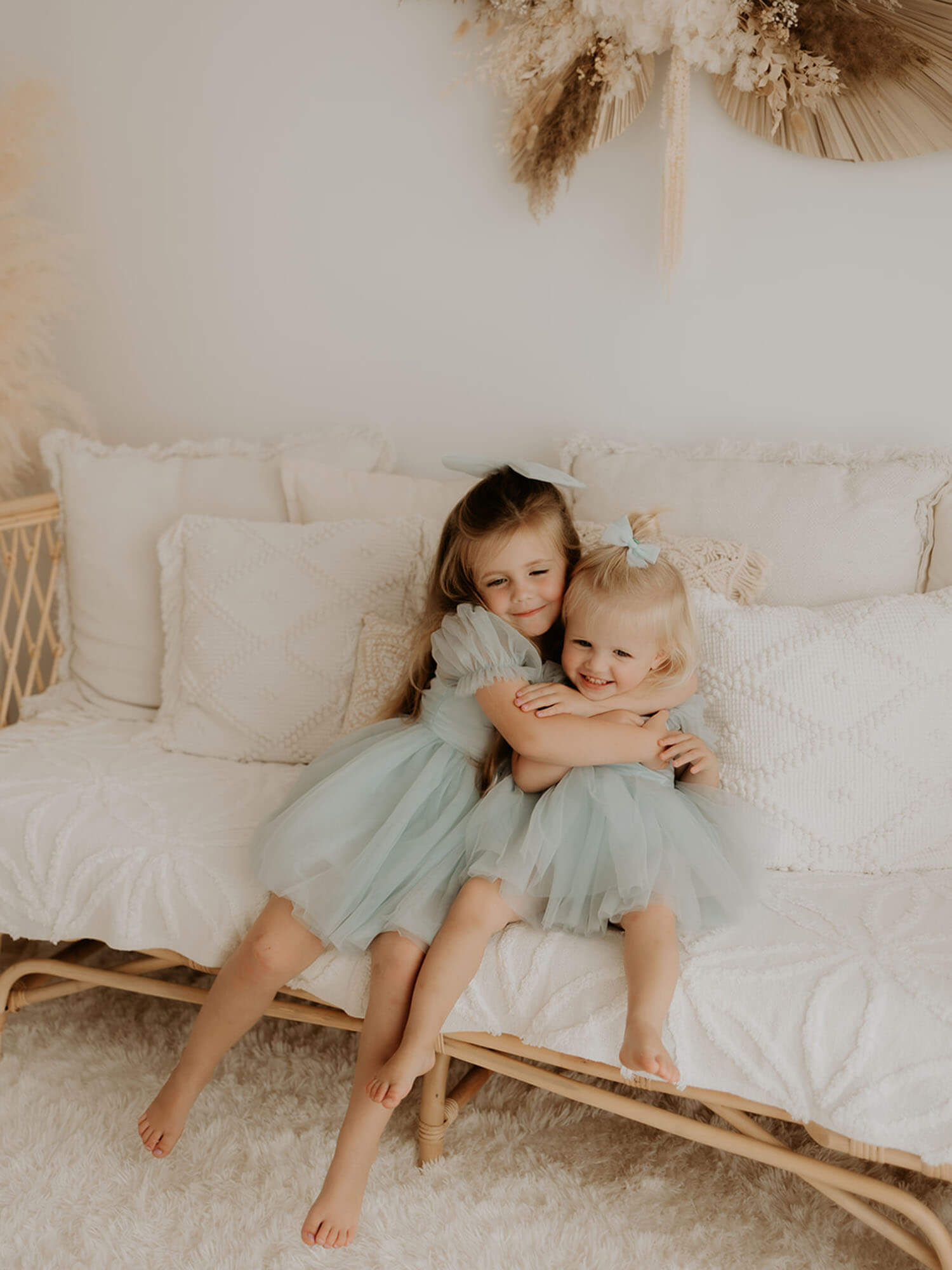 Layla dress - dusty blue