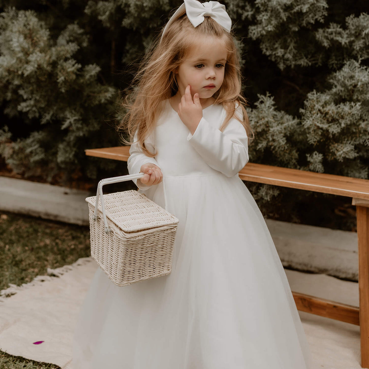 Lucy Dress - Winter Flower Girl Dress