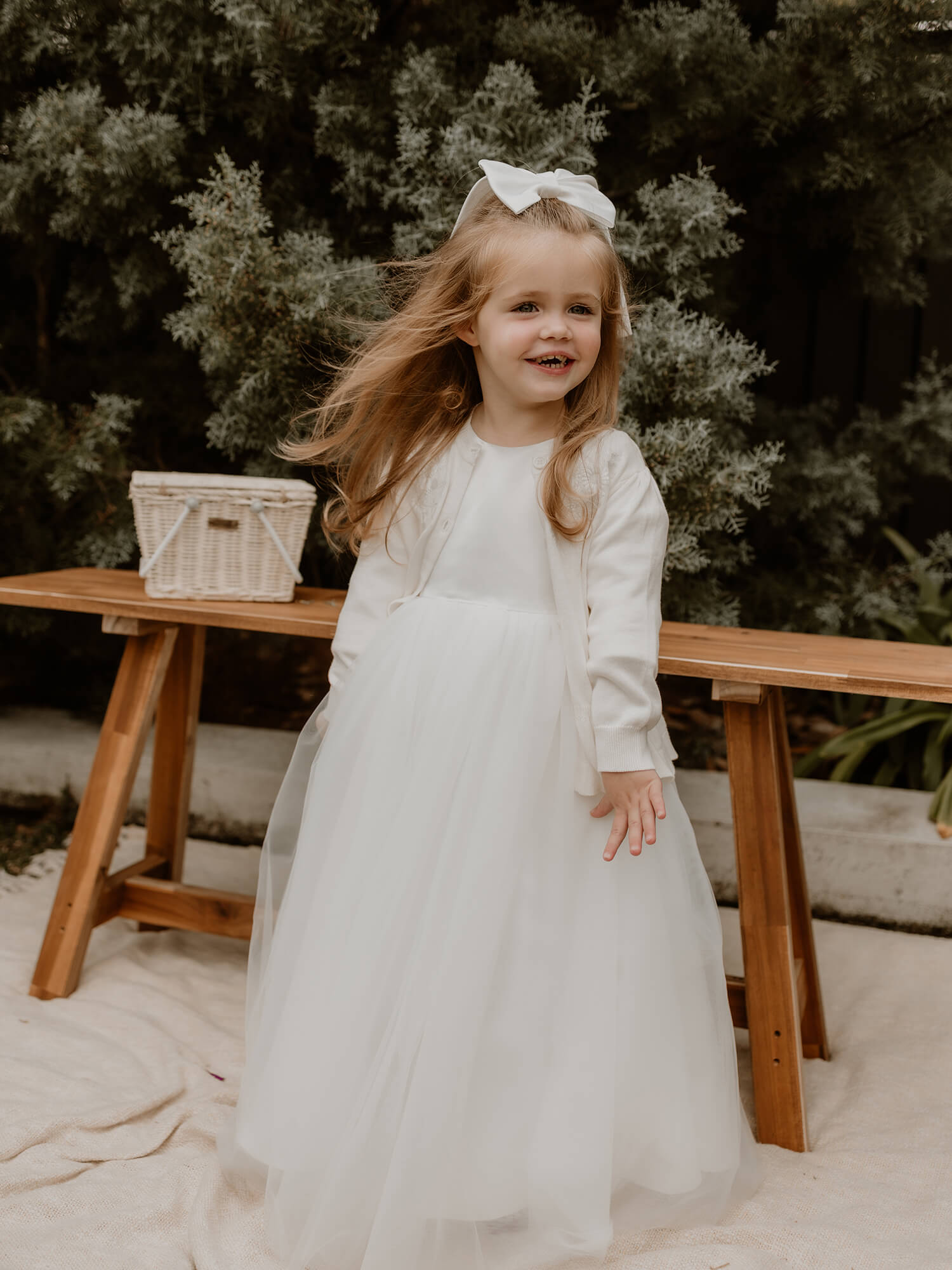 Lucy Dress Winter Flower Girl Dress Oui Babe