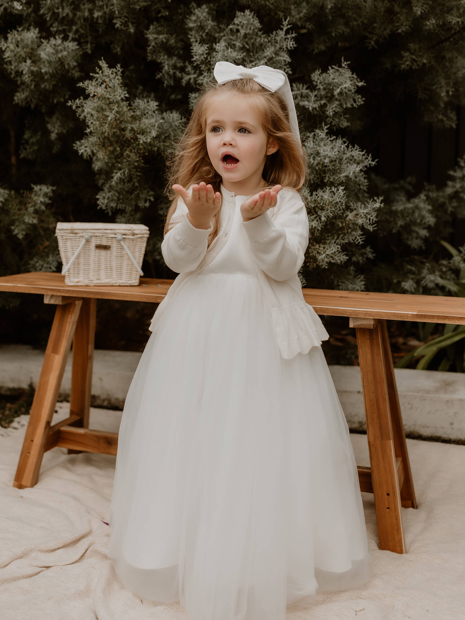 Lucy Dress Winter Flower Girl Dress Oui Babe