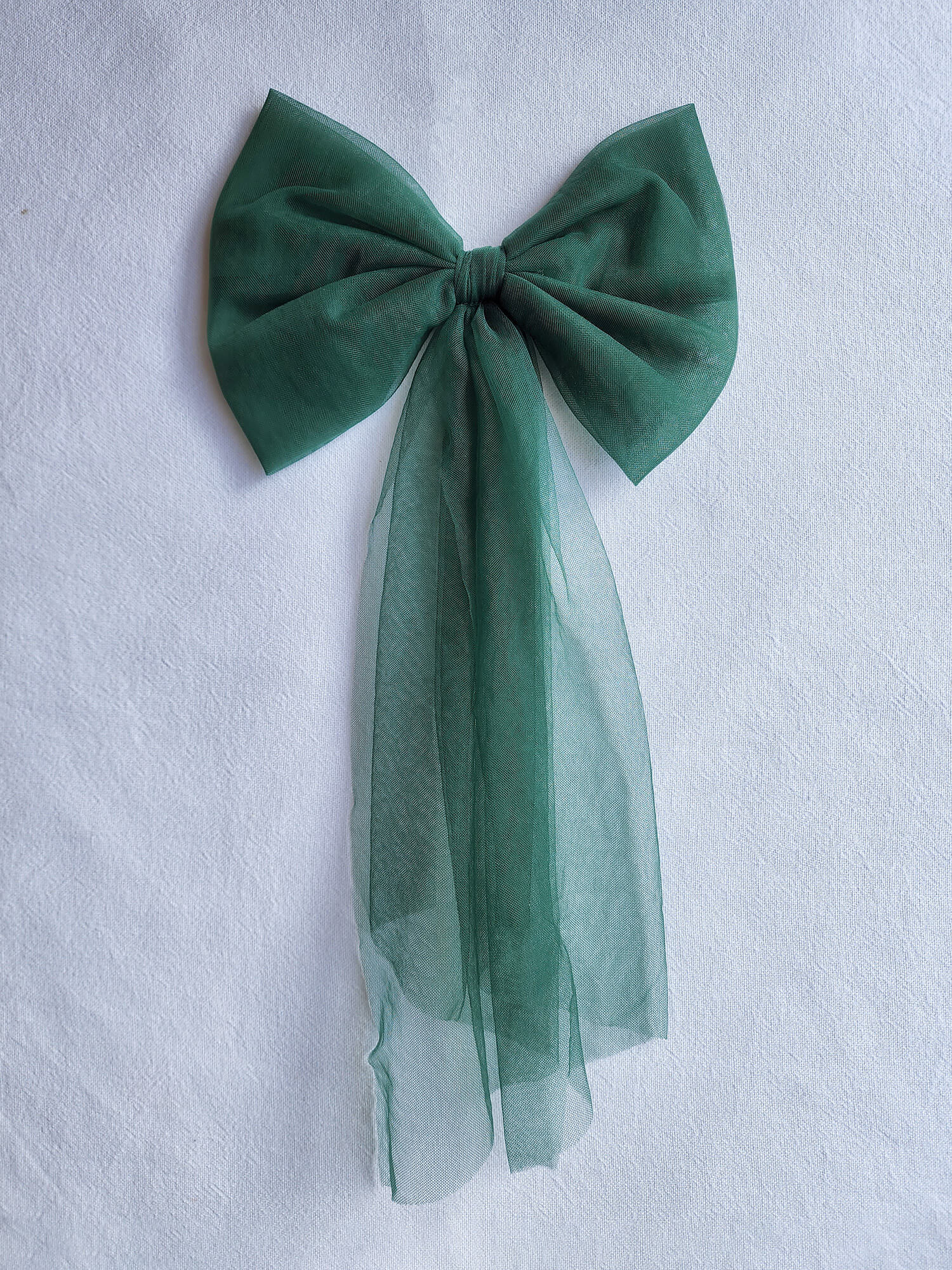 Tulle bows - Emerald